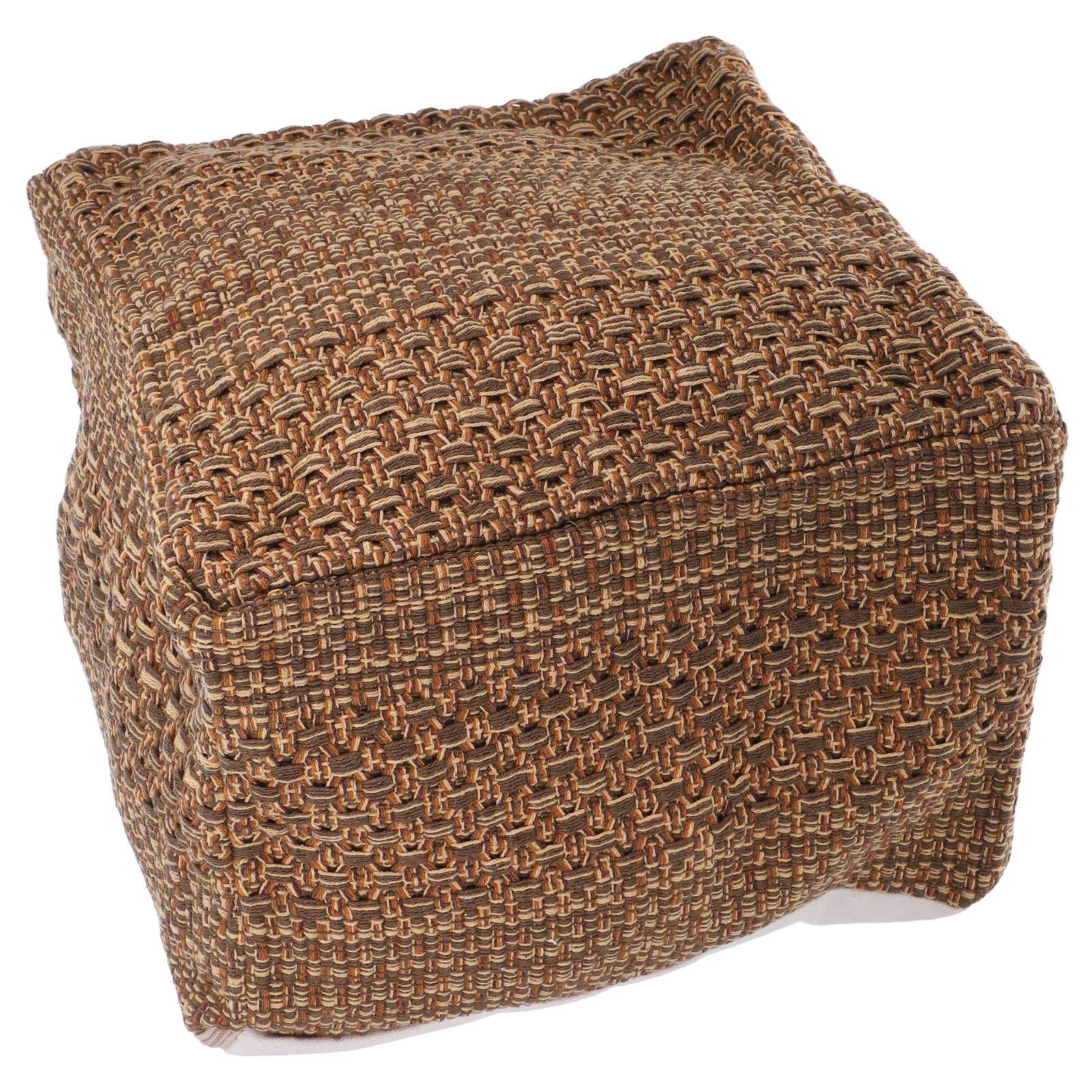 Square Knitted Pouf Ottoman Footrest