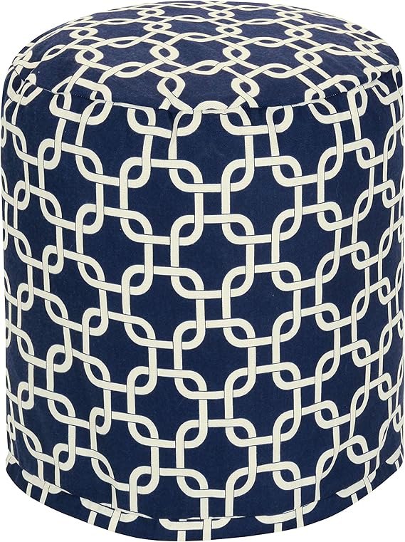 Links Indoor/Outdoor Bean Bag Ottoman Pouf