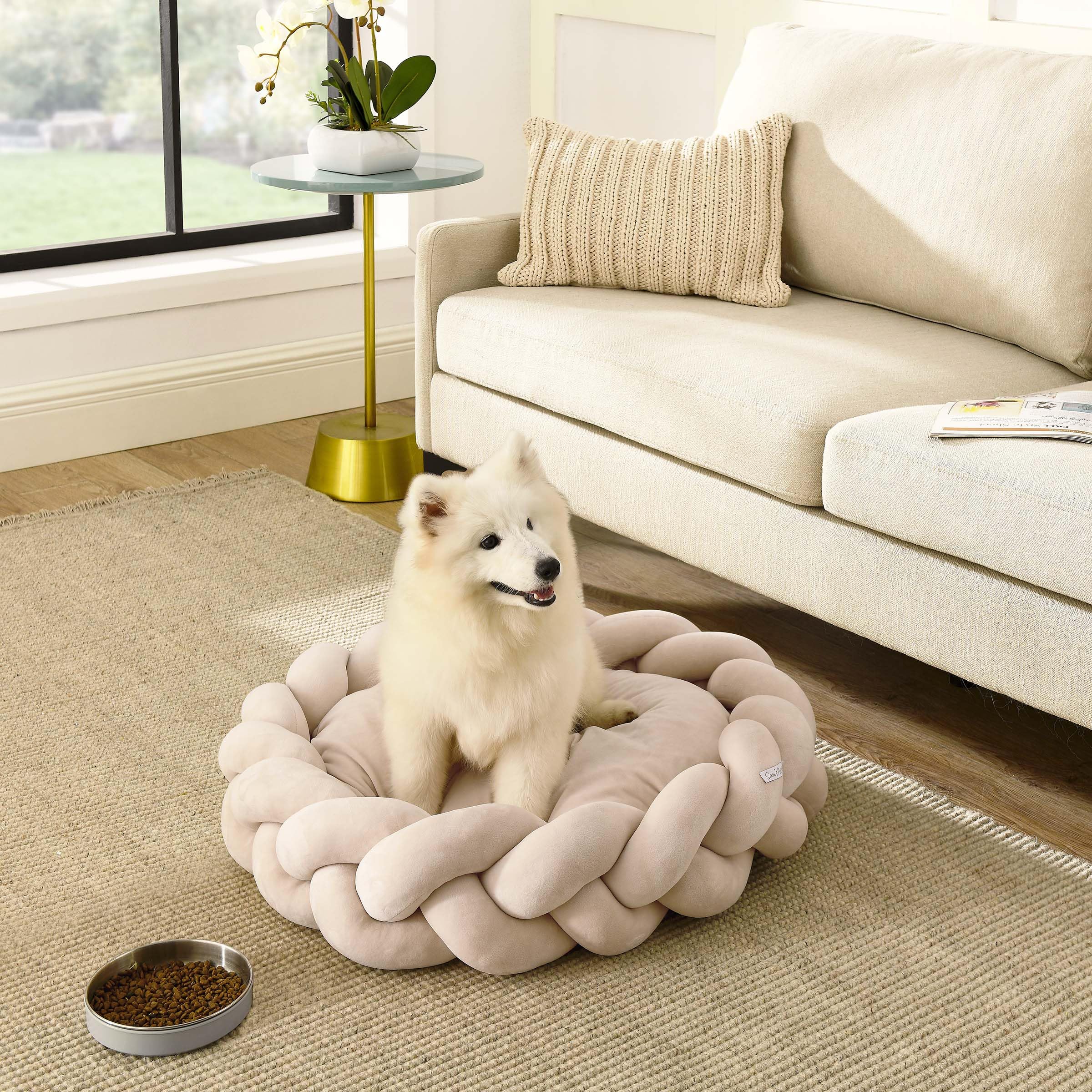 27" Orthopedic Dog Bed with Removable Washable Cover