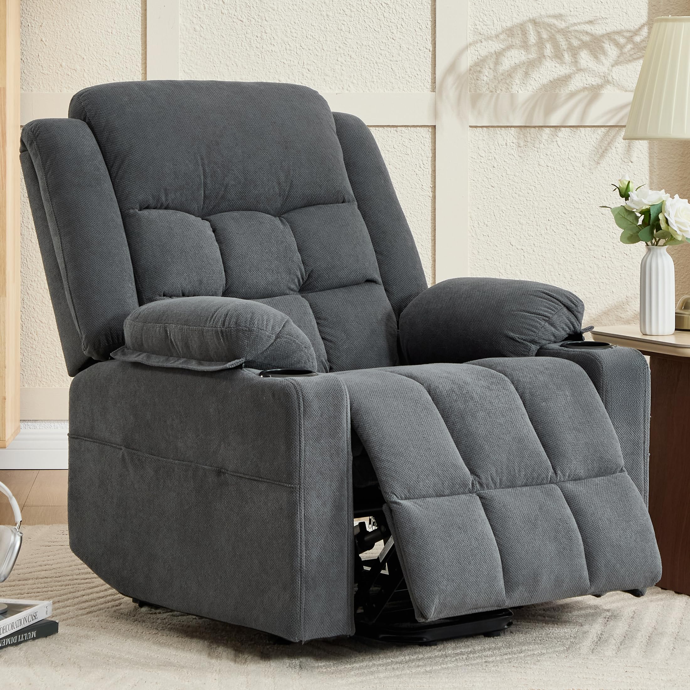 Electric Power Lift Recliner Chair with Massage and Heat