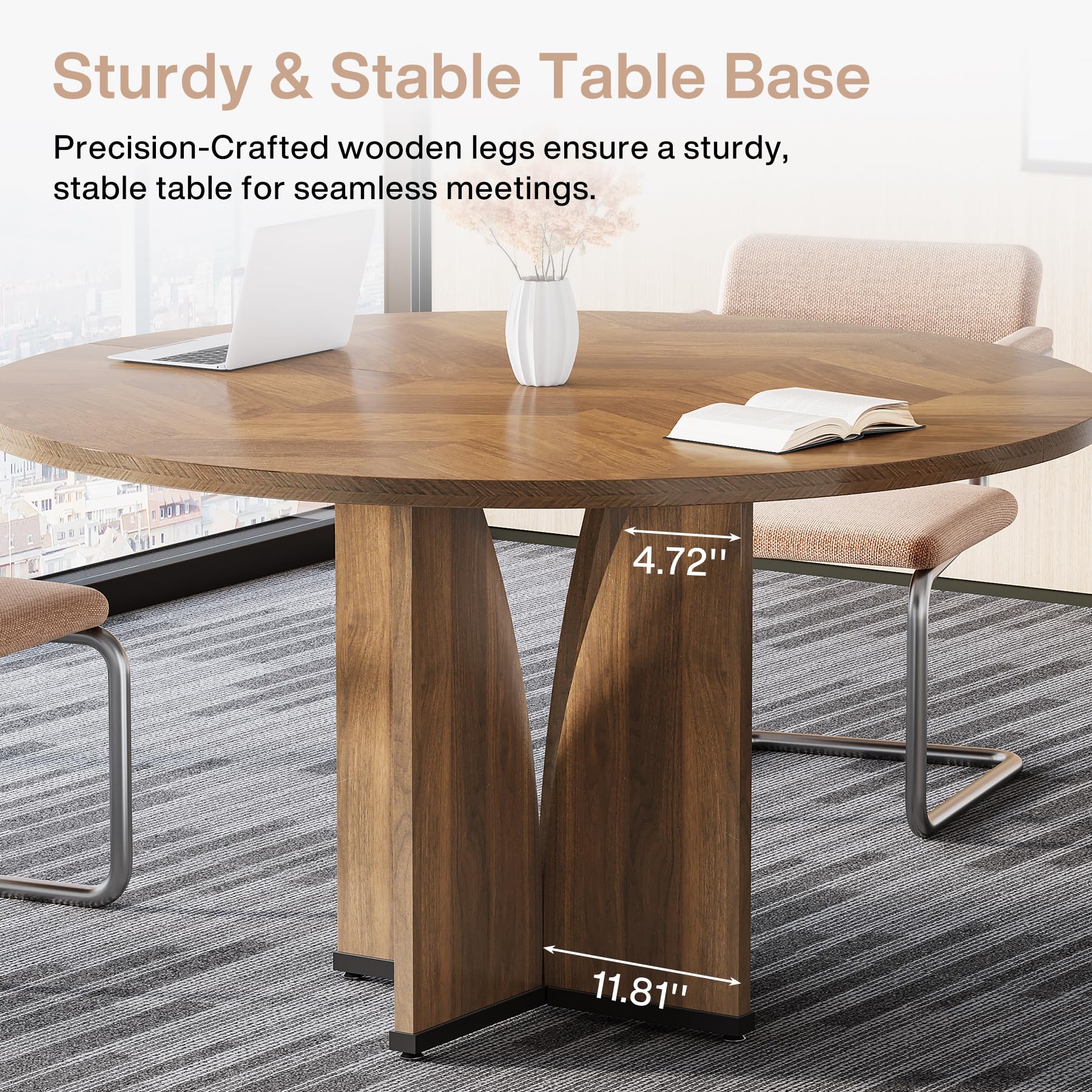 39" Round Conference Table for 4