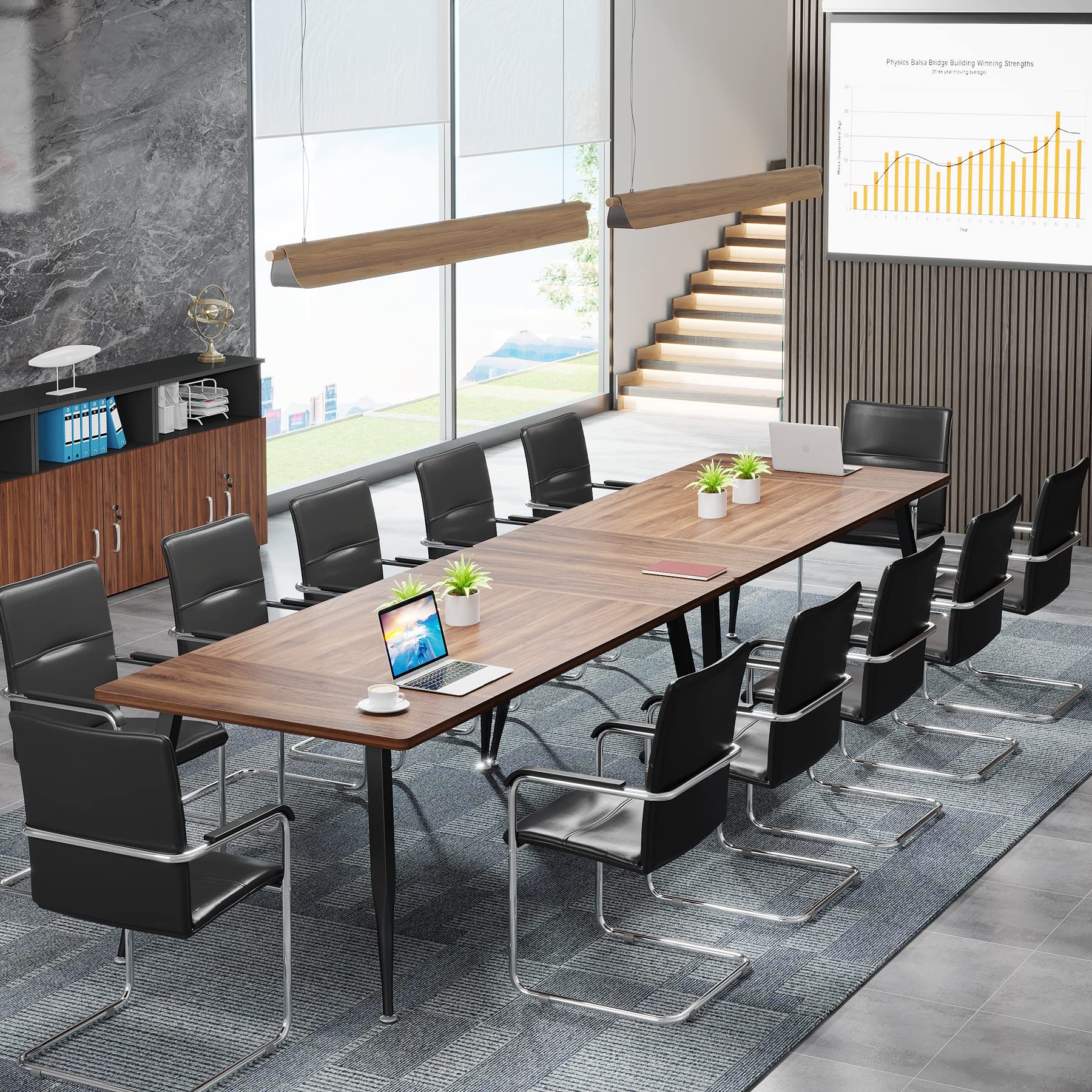 6FT Conference Table with Metal Legs