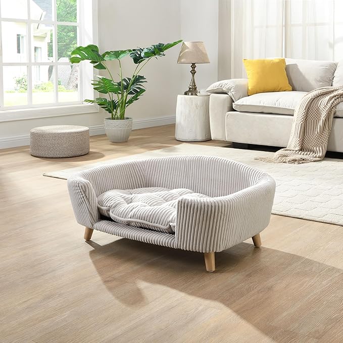 Elevated Orthopedic Dog Bed with Memory Foam