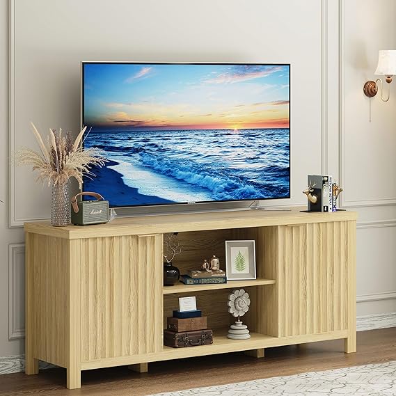 TV Stand Entertainment Center with Storage