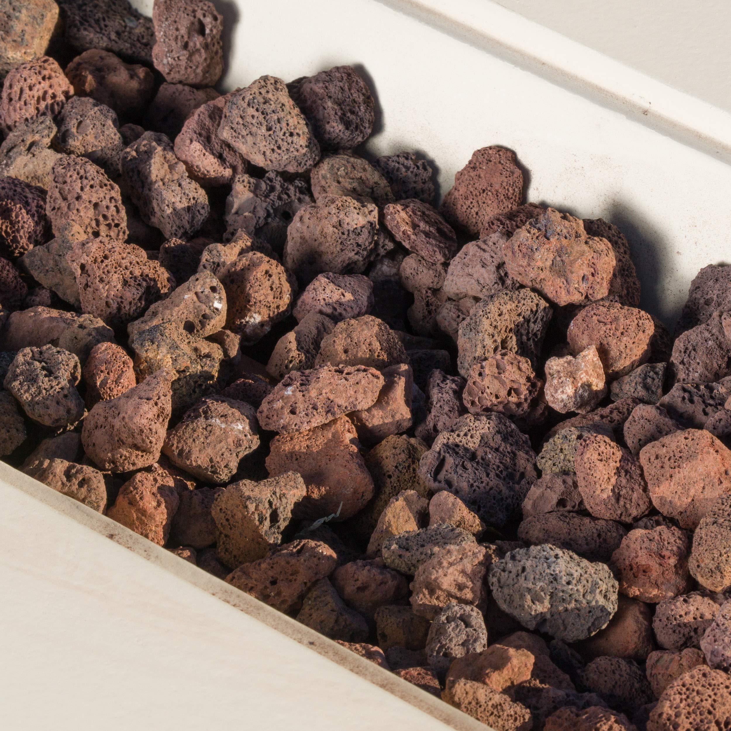 Outdoor Rectangular Fire Table with Tank Holder