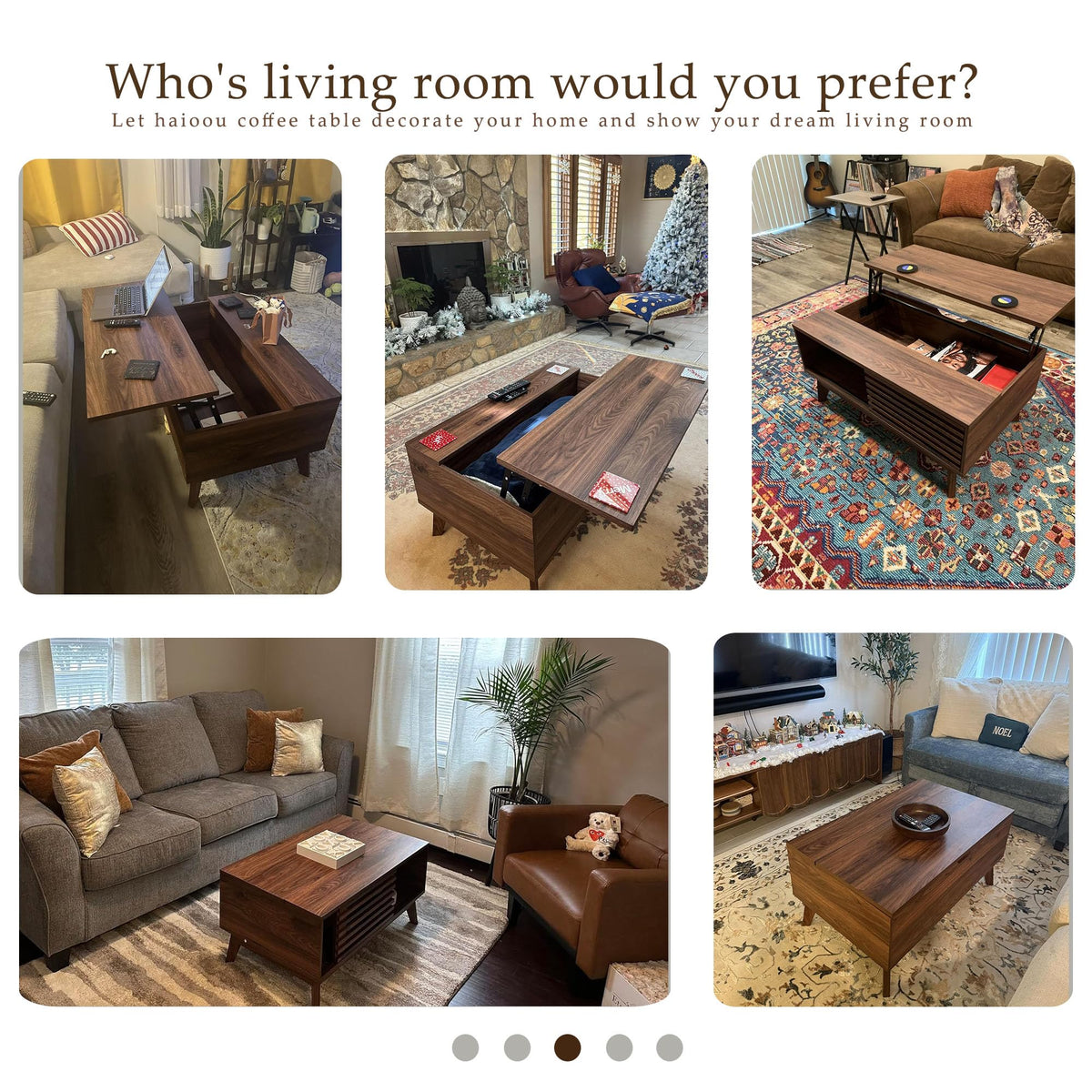 Lift Top Coffee Table with Storage