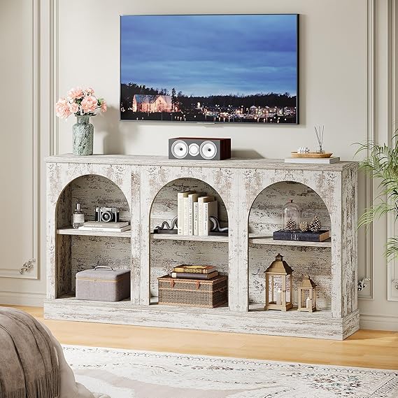 TV Stand for 55-65 Inch TV with Storage Cabinets