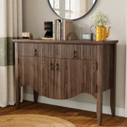 40" Retro Fluted Buffet Cabinet with Storage