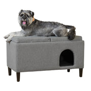 32-Inch Modern Dual-Purpose Ottoman Multi-Cat Bed