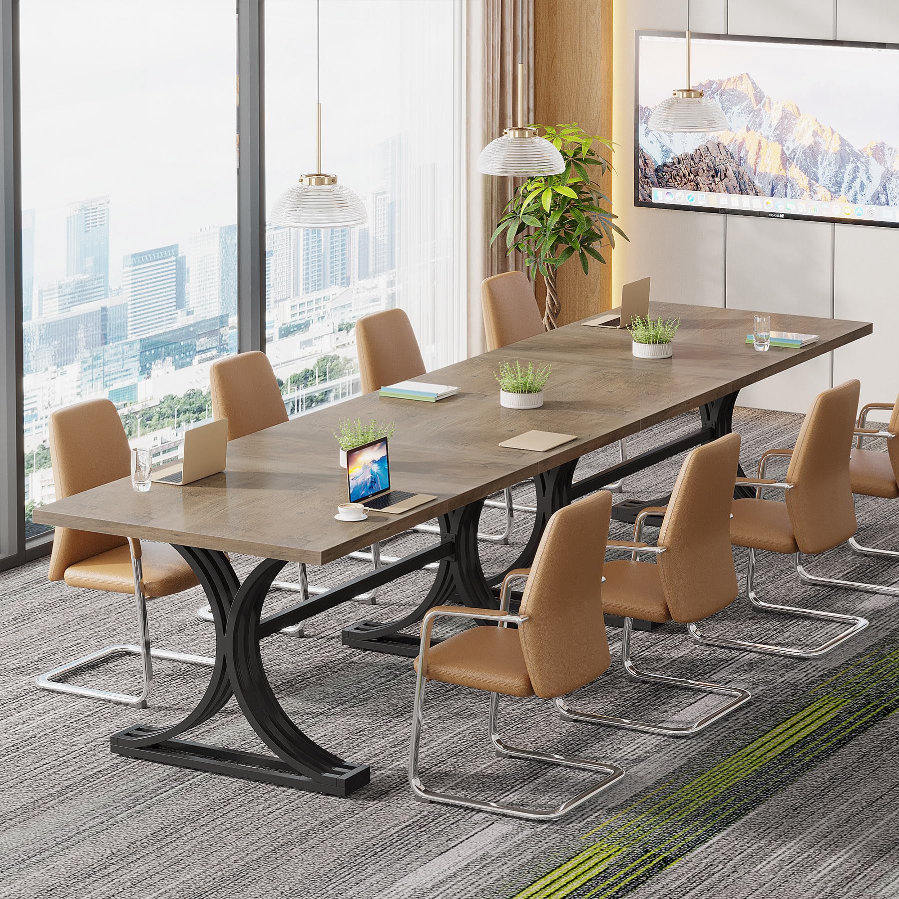 10.5FT Conference Table for 8-10 People