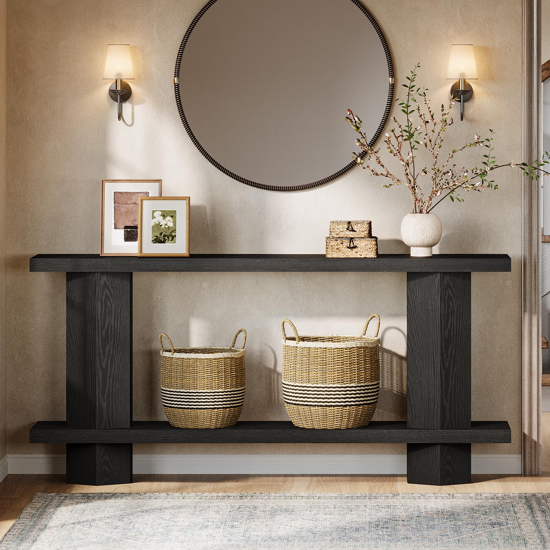 71-Inch Long Console Table for Entryway