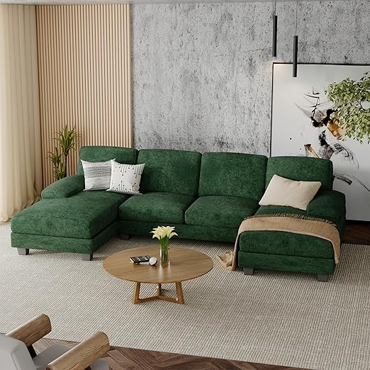 U-Shaped Sectional Sofa with Double Chaise