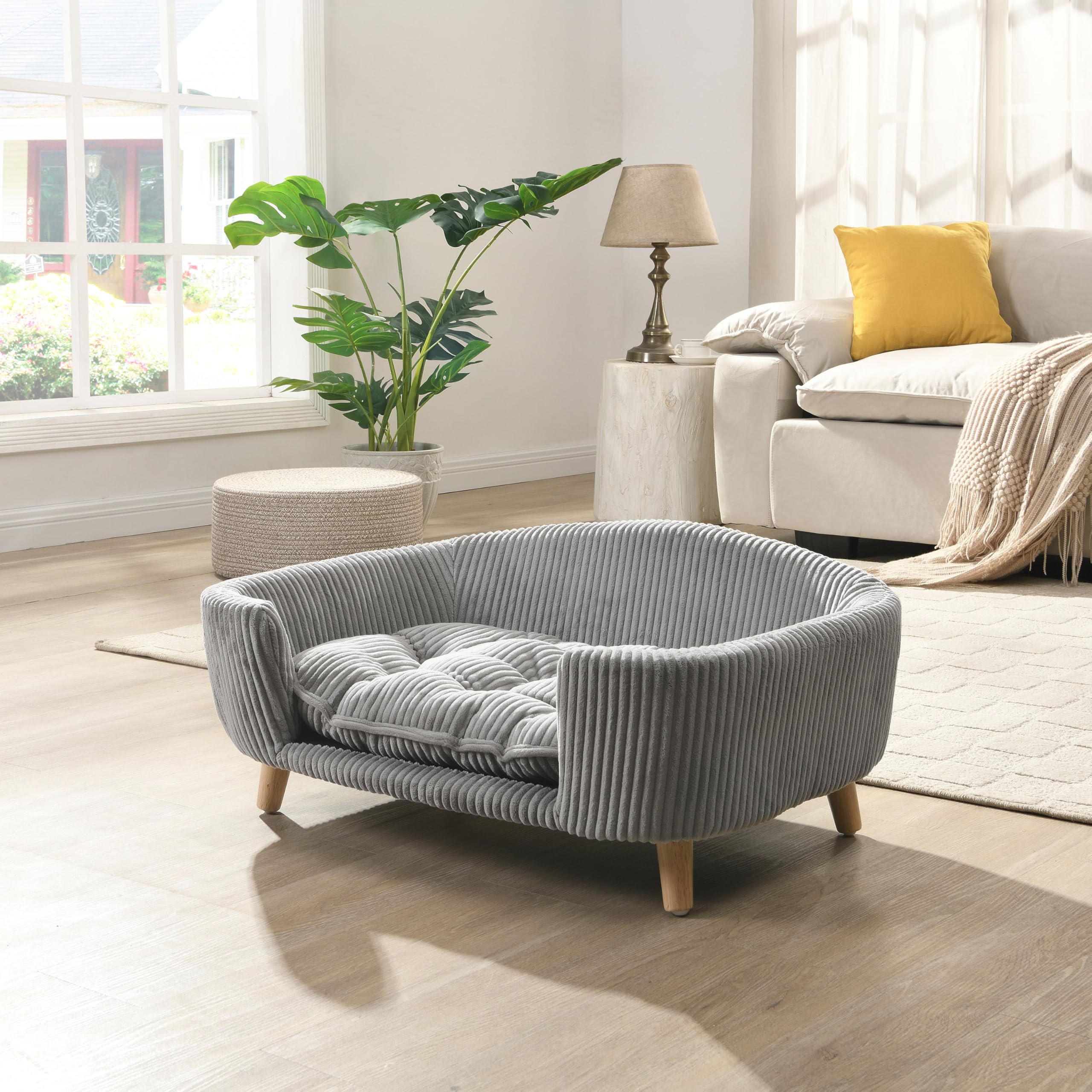 Elevated Orthopedic Dog Bed with Memory Foam