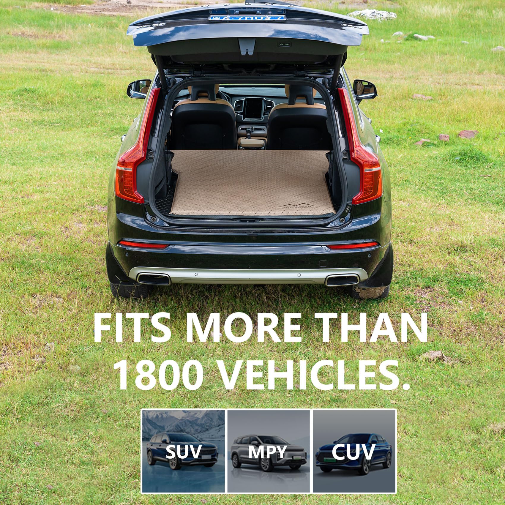 Self Inflating Car Sleeping Pad with Memory Foam