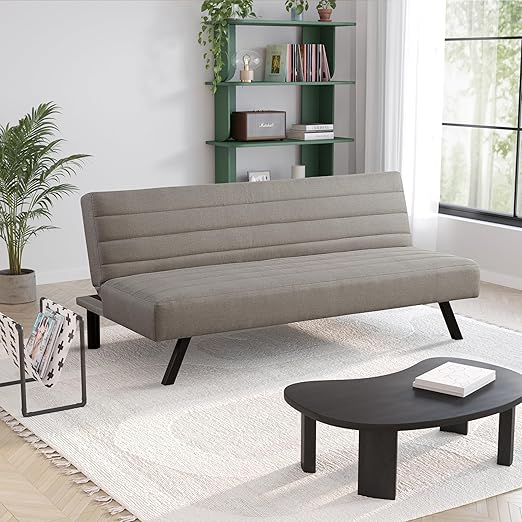 66.1" Convertible Futon Sofa Bed with DreamCoil Comfort