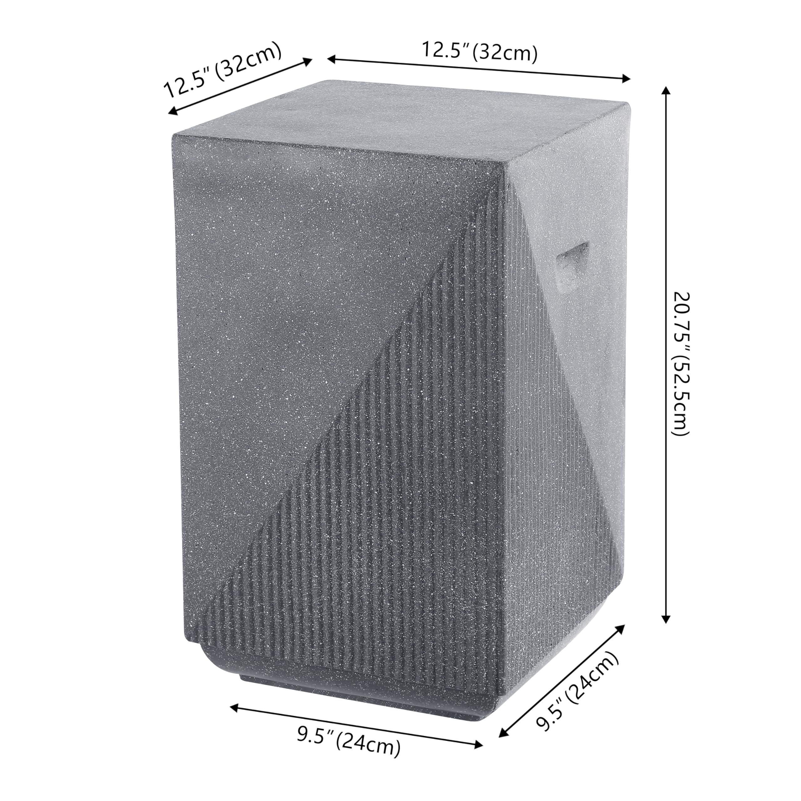 Adrian 20.75" Square Indoor/Outdoor Accent Table