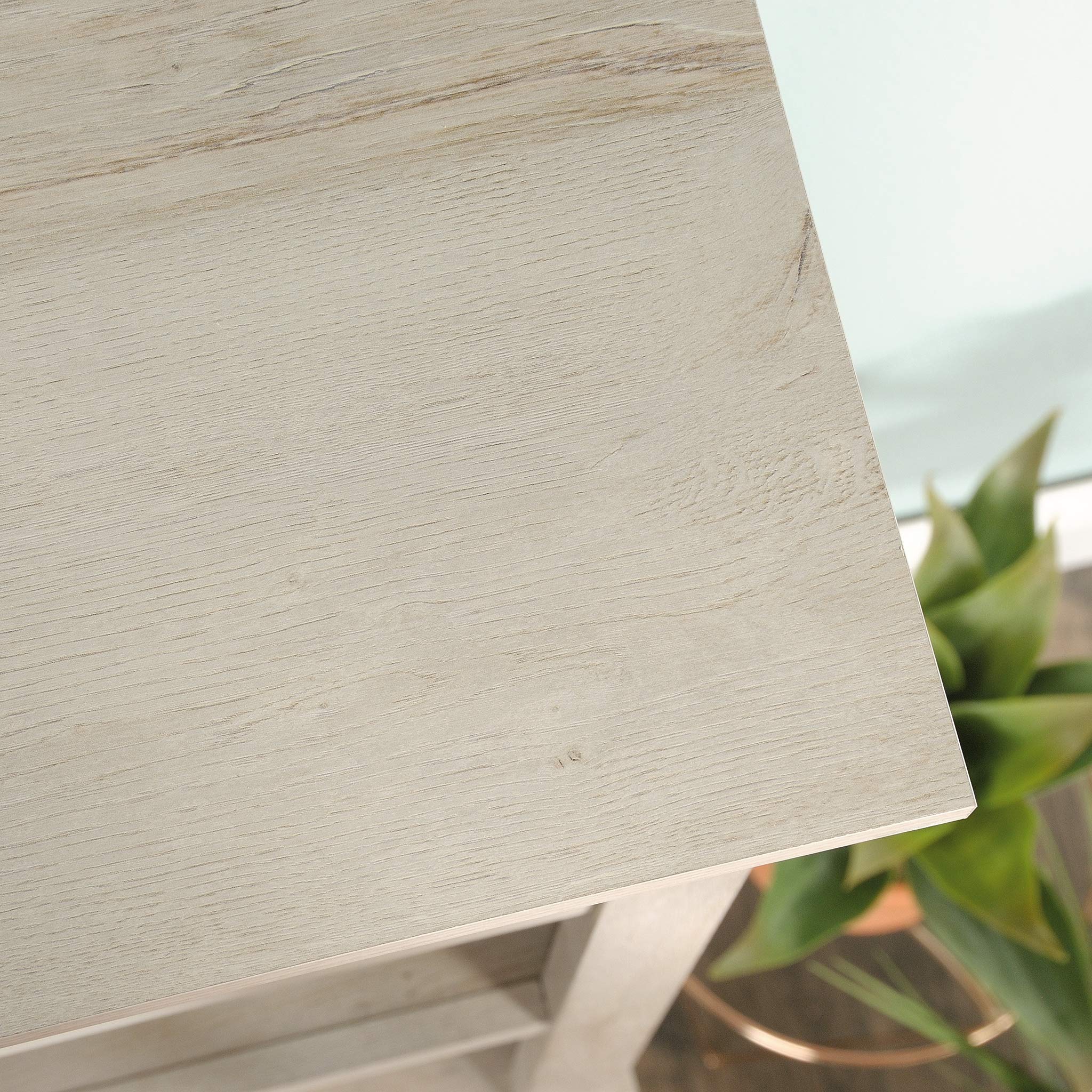 5-Shelf Storage Bookcase with Doors - Chalked Chestnut