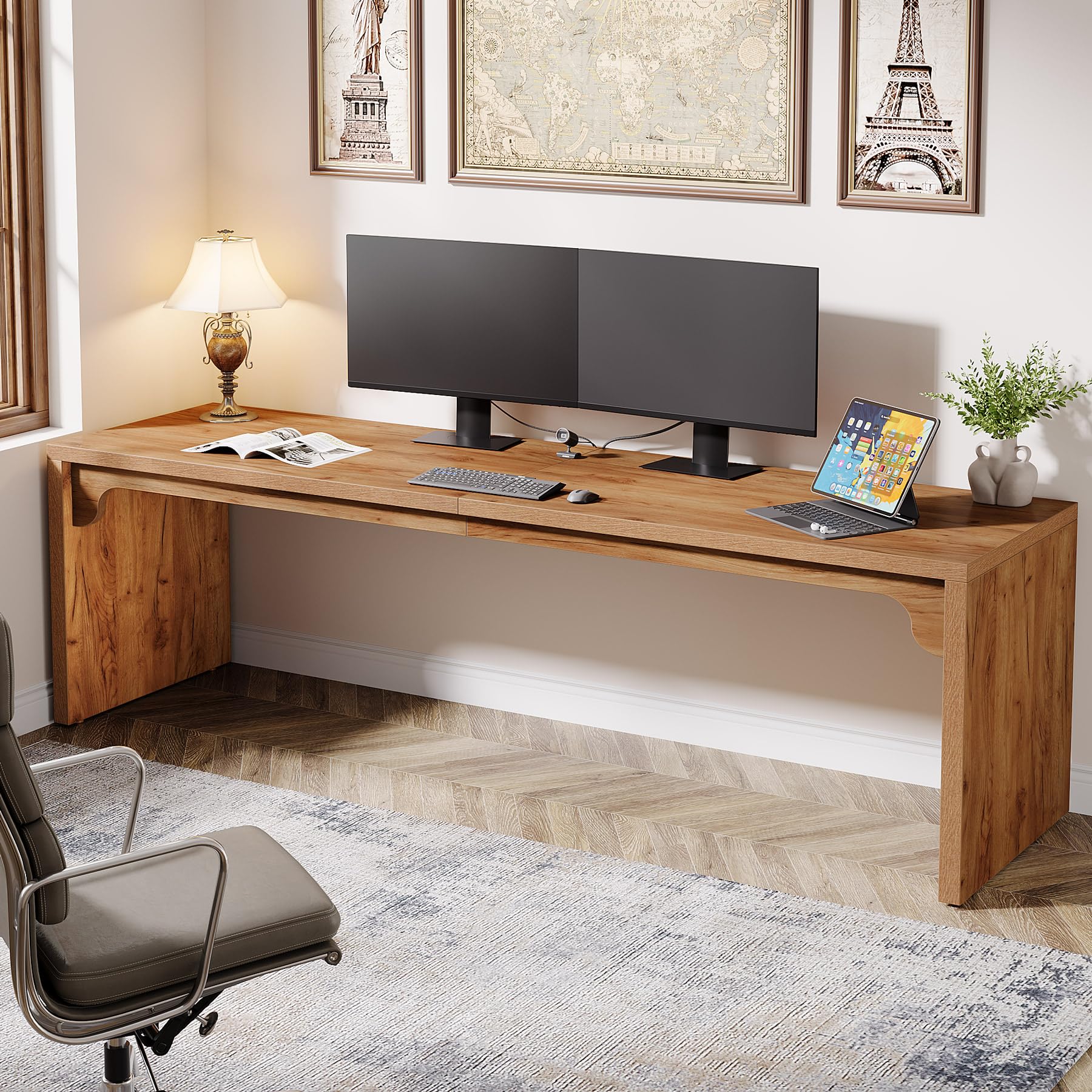 78.7" Extra Long Computer Desk
