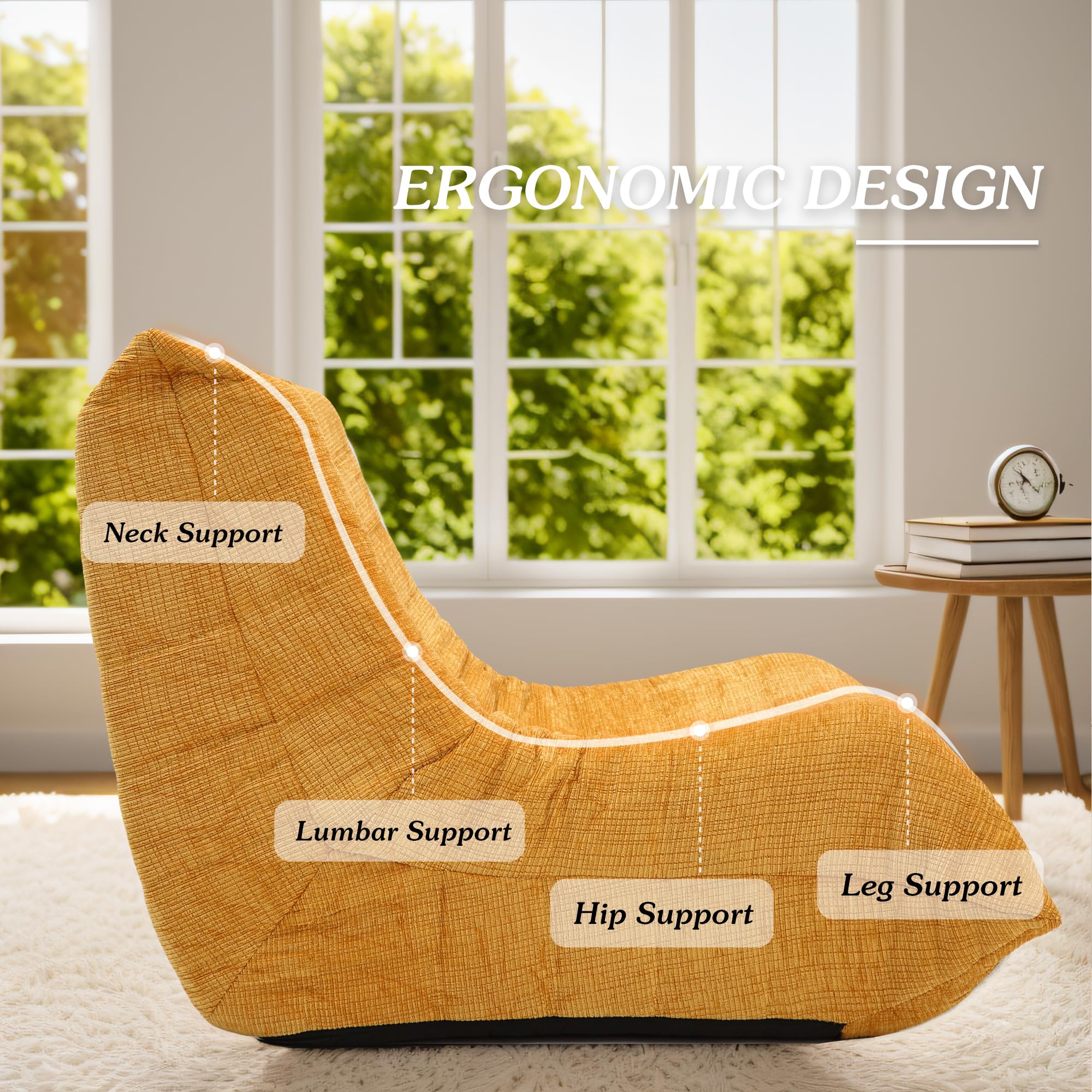 Memory Foam Bean Bag Chair