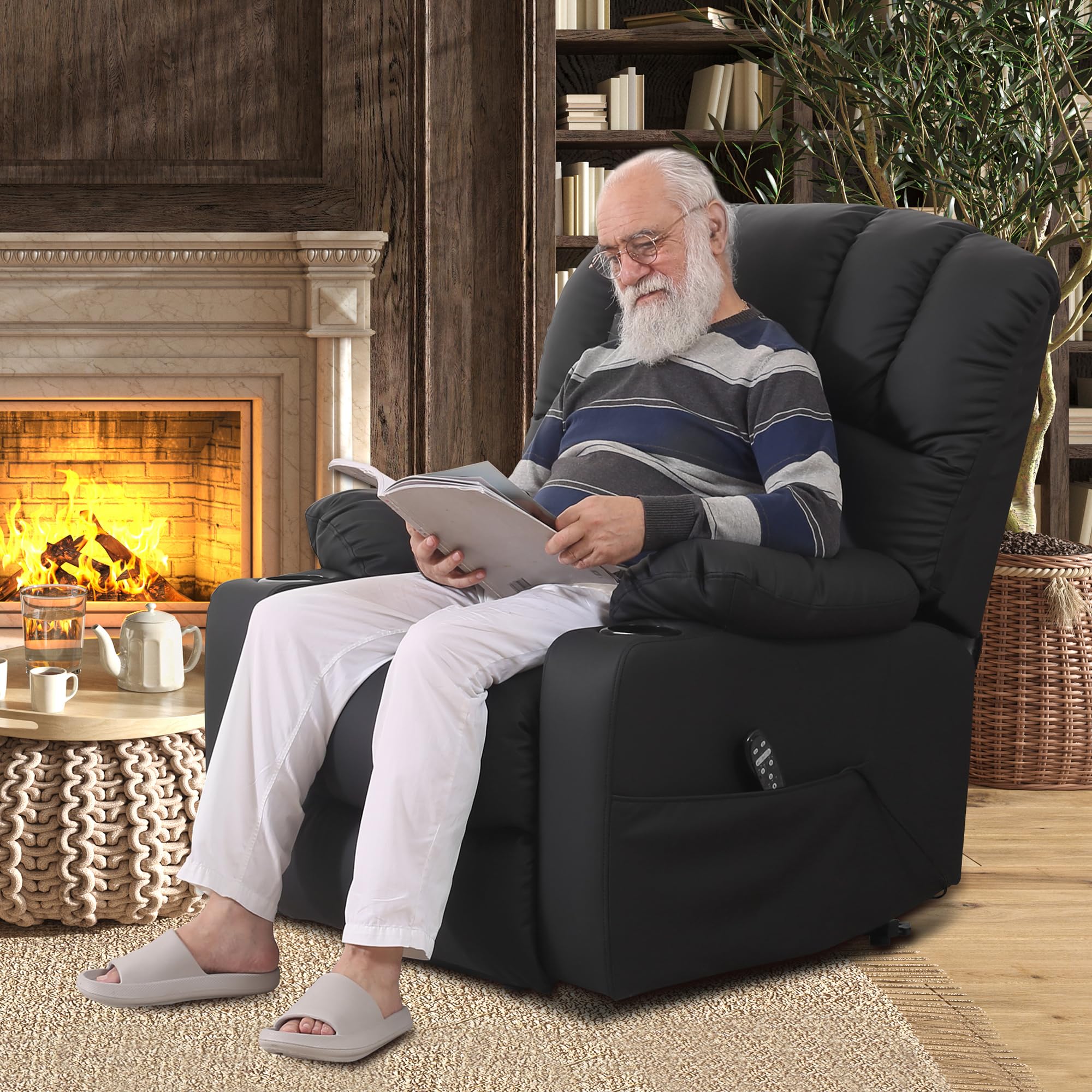 Power Lift Recliner with Heat and Massage