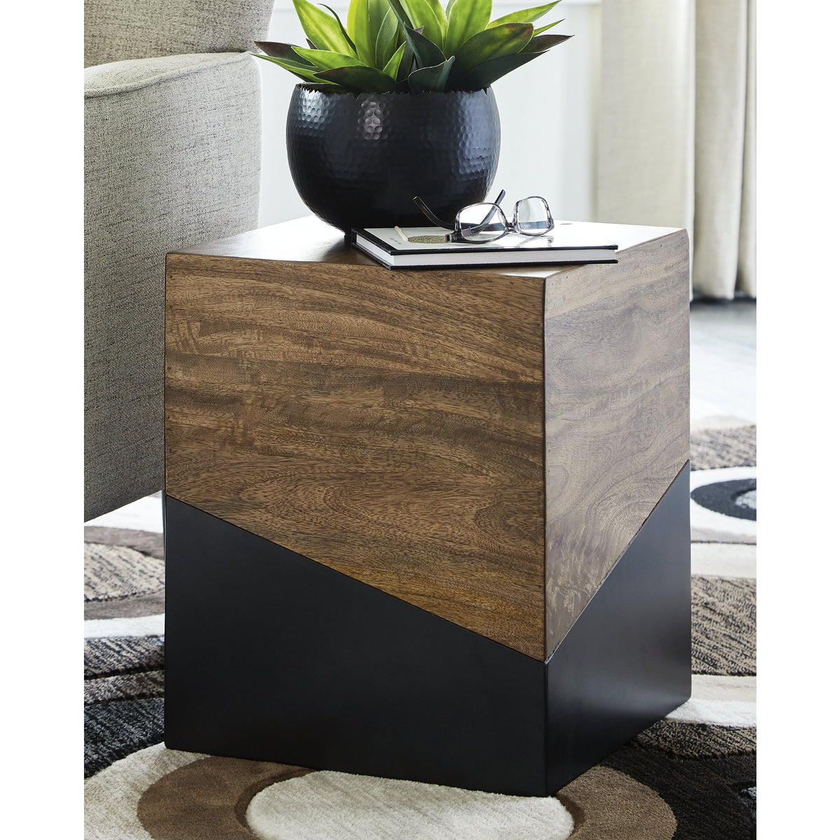 Trailbend Eclectic Accent End Table