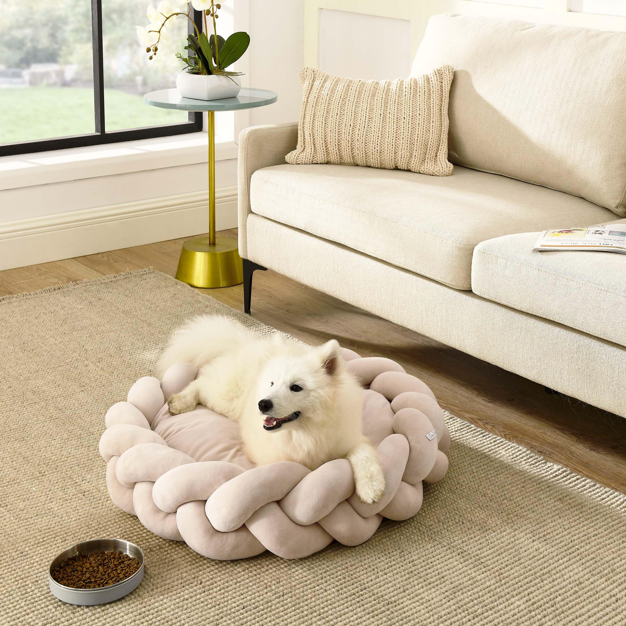 27" Orthopedic Dog Bed with Removable Washable Cover