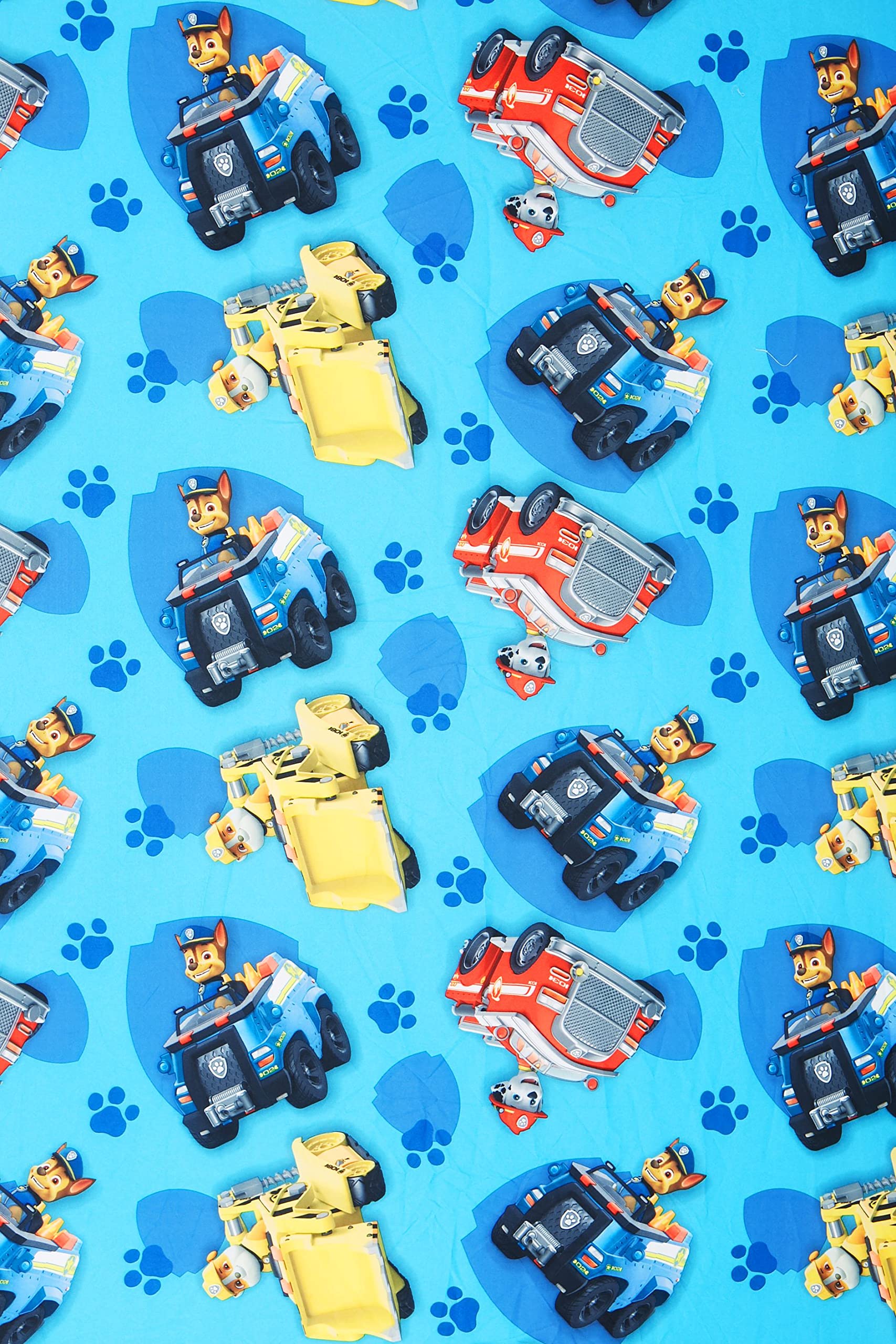 Toddler Bedding Set 4-Piece Blue Cartoon Theme