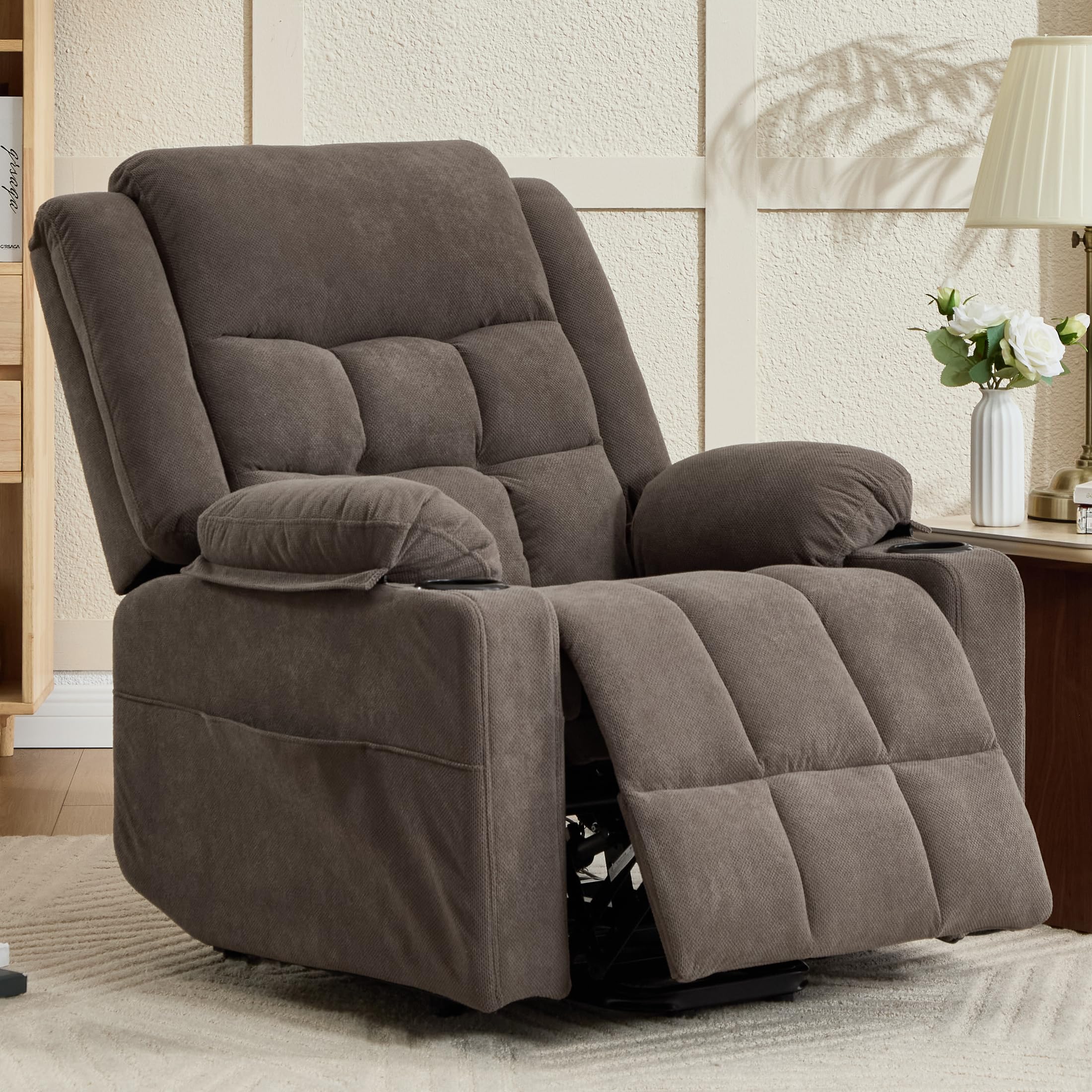Electric Power Lift Recliner Chair with Massage and Heat