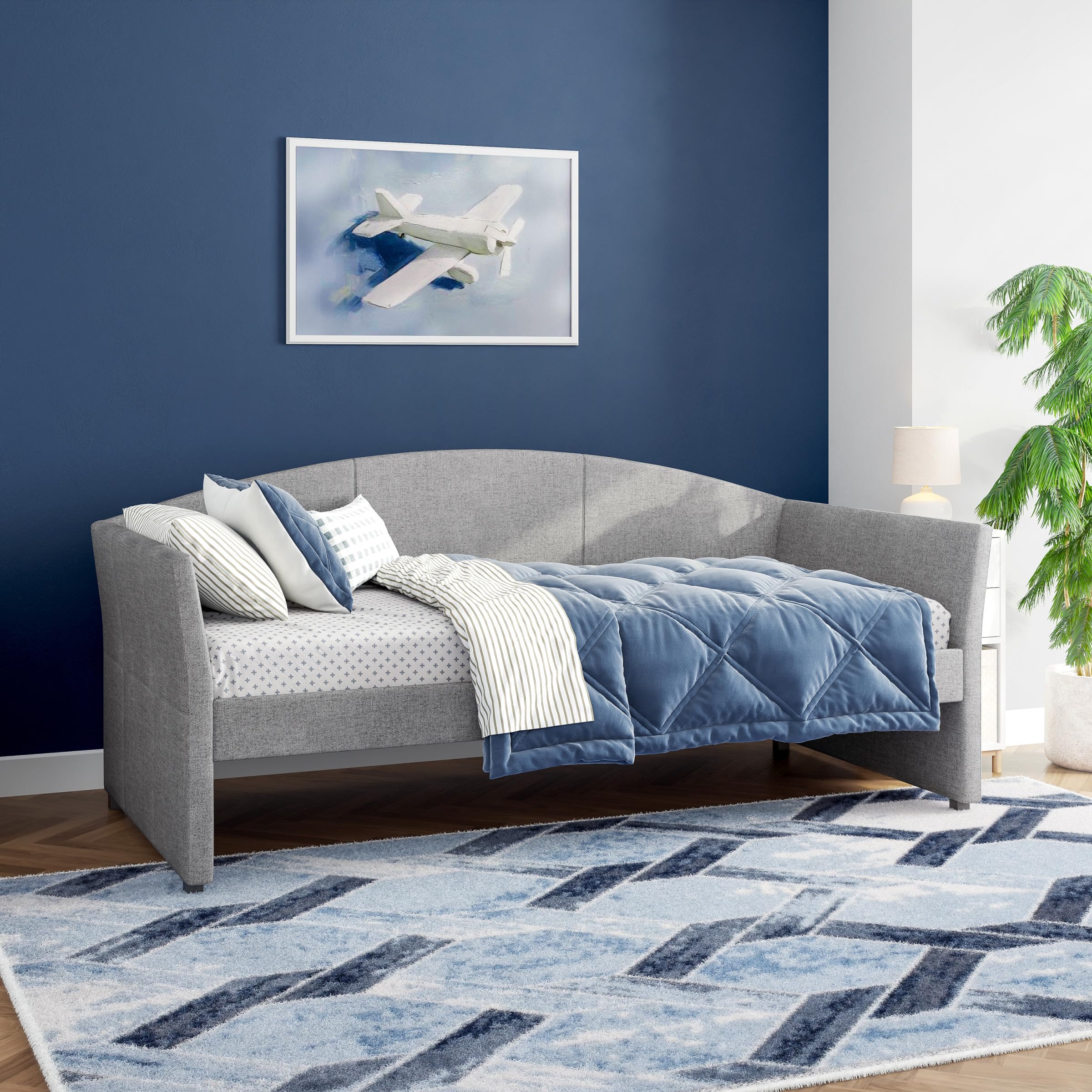 Westchester Daybed Twin Smoke Gray Fabric
