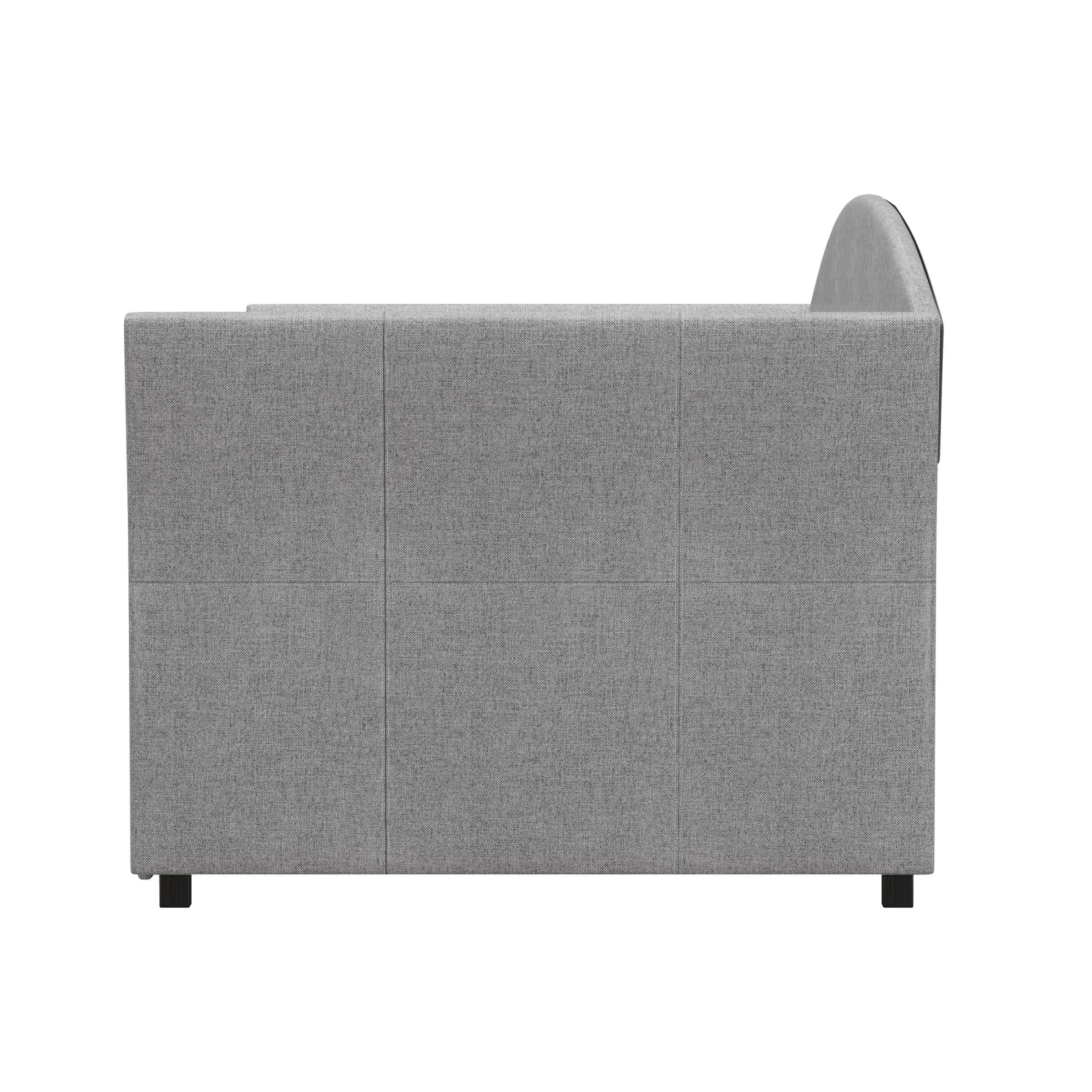 Westchester Daybed Twin Smoke Gray Fabric