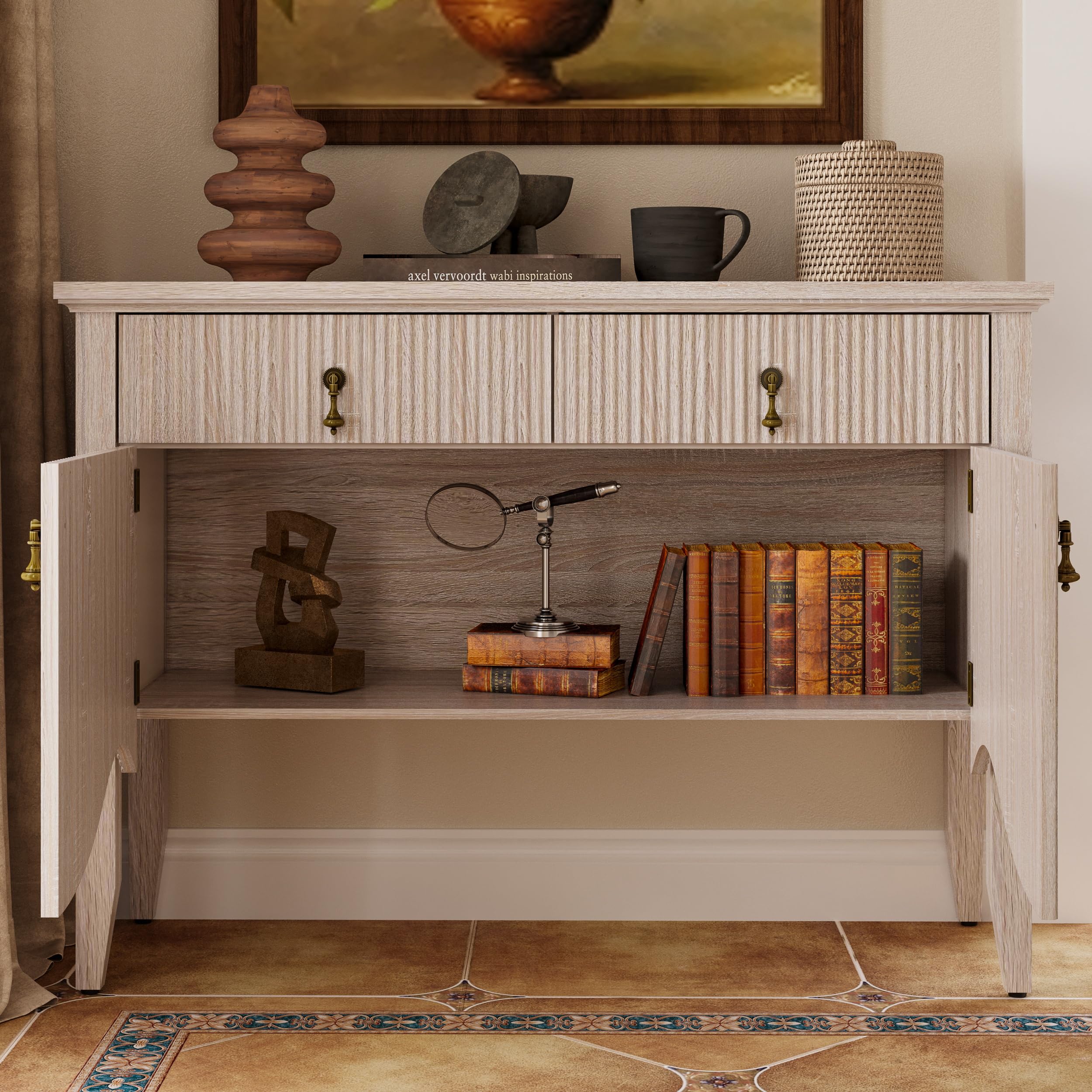 Retro Buffet Sideboard with Storage