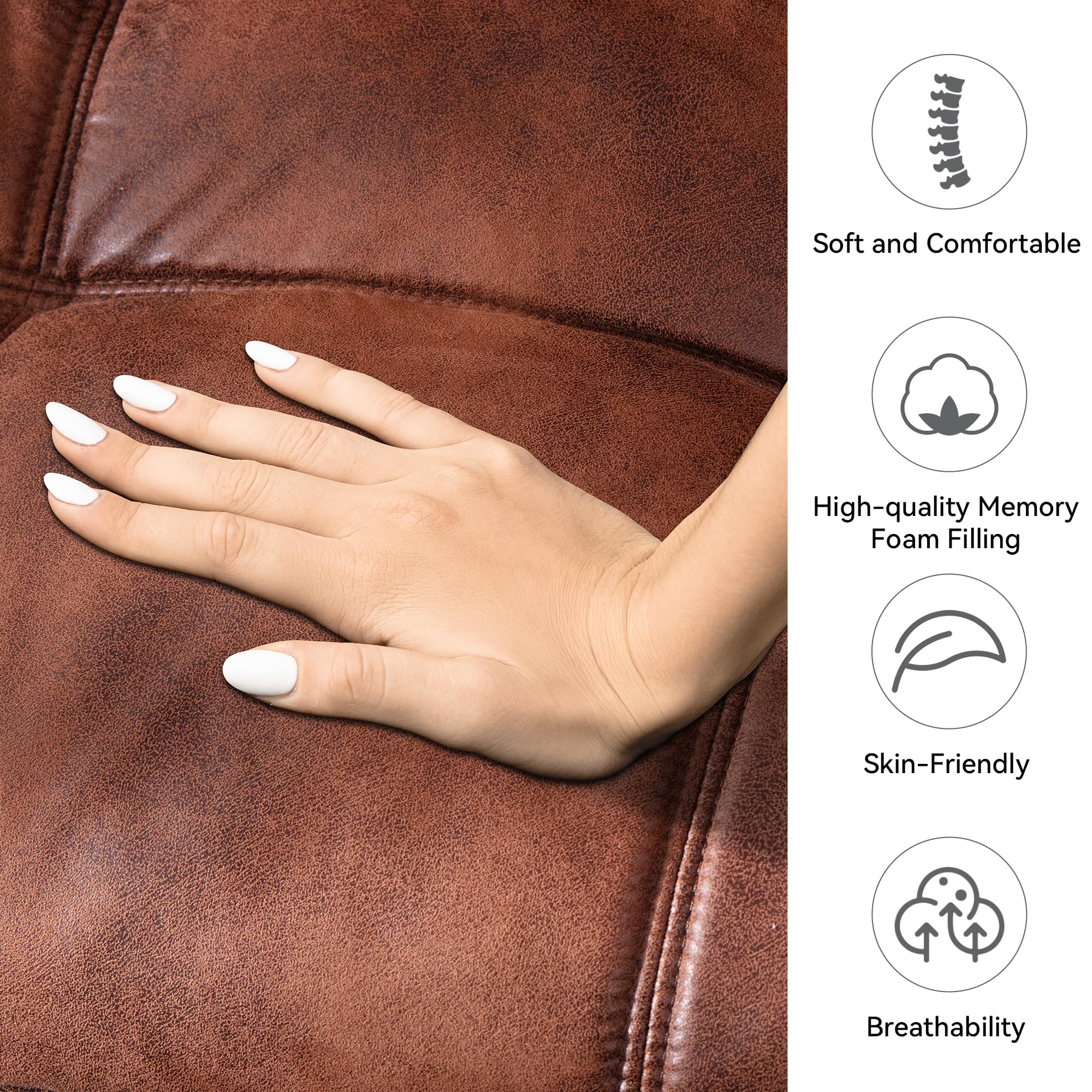 71" Convertible Futon Sofa Bed with Memory Foam