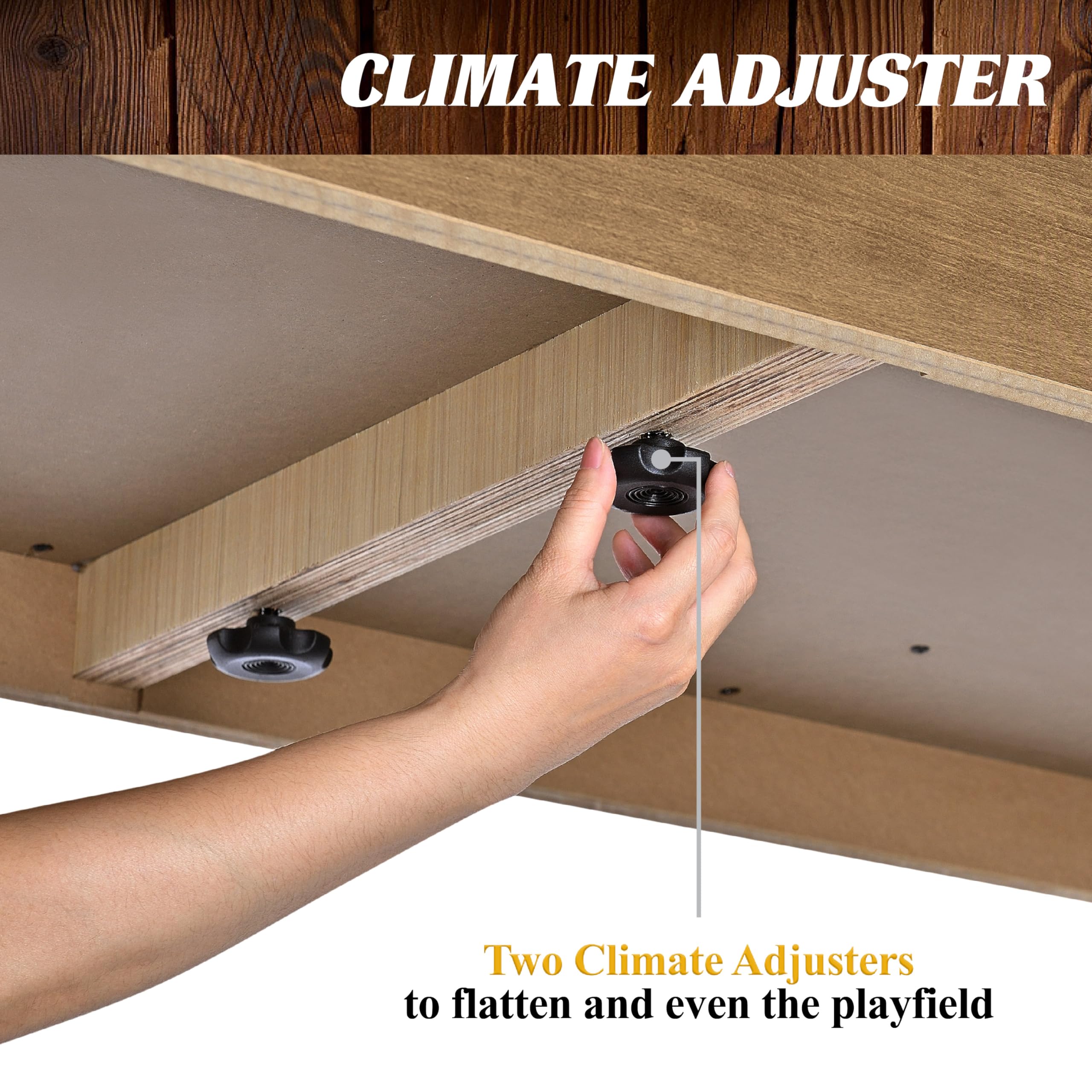 9' Urban Shuffleboard Table with Scratch-Resistant Playfield