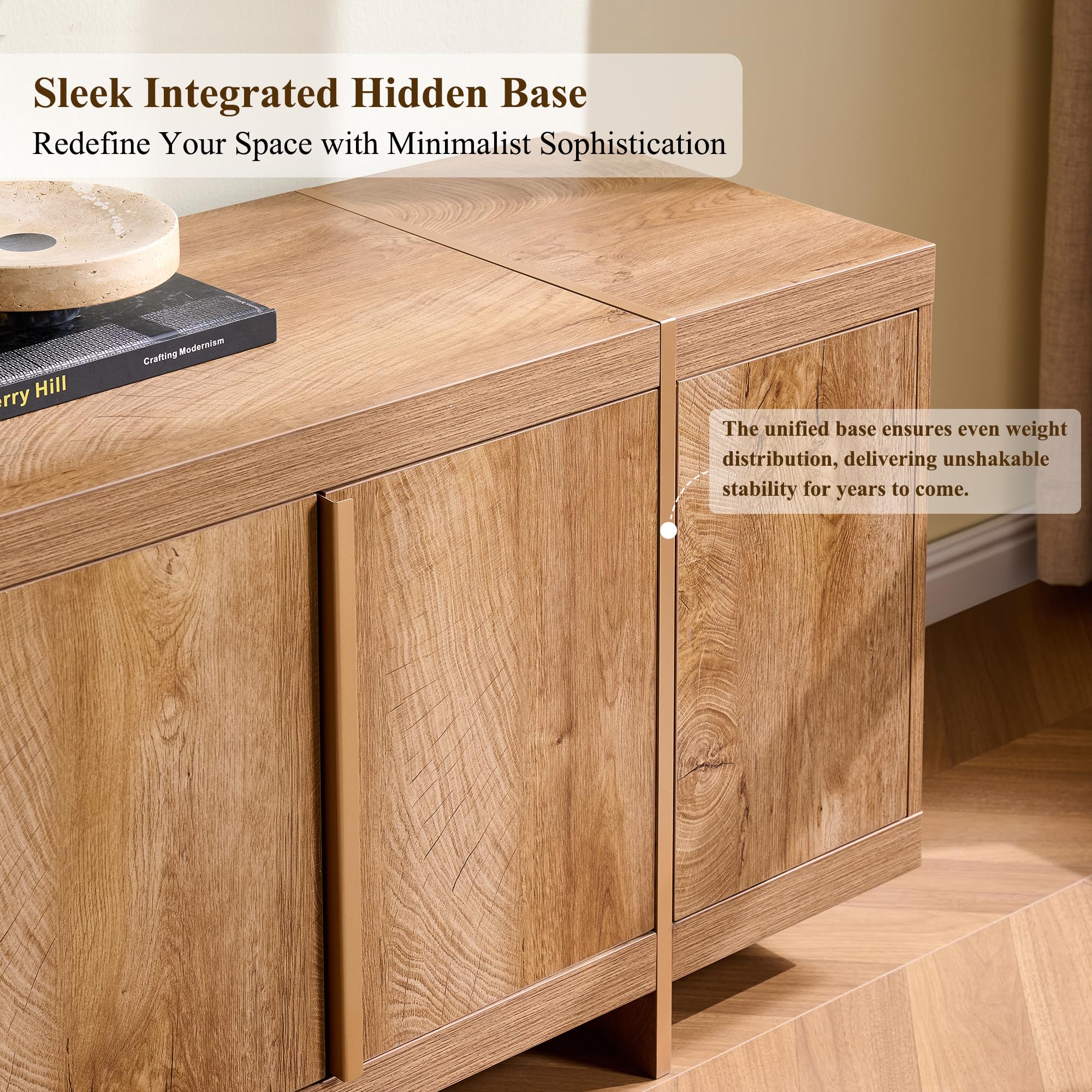 70" Modern TV Stand with Storage