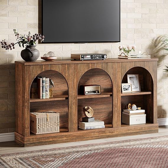 TV Stand for 55-65 Inch TV with Storage Cabinets