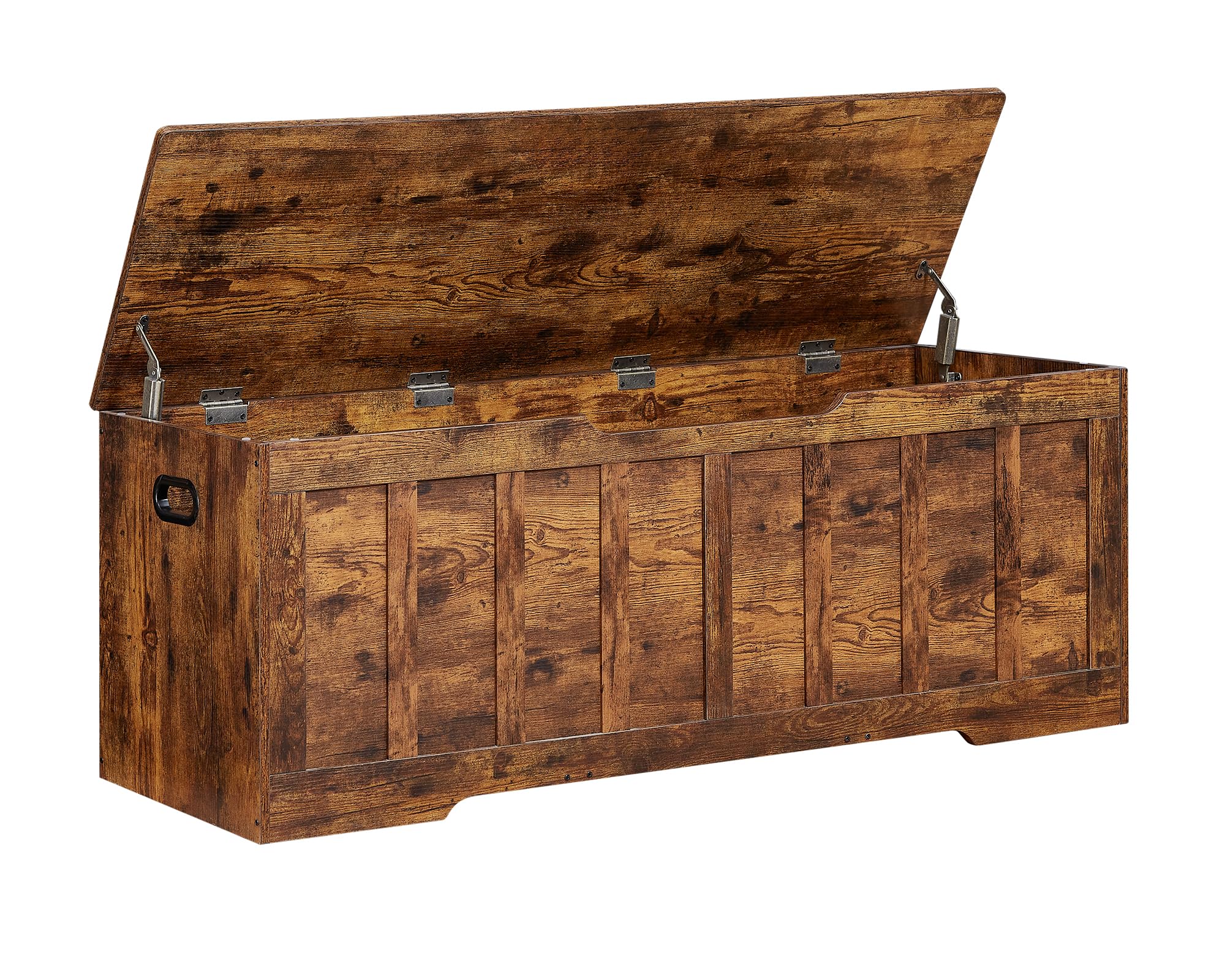 Storage Bench with Safety Hinges