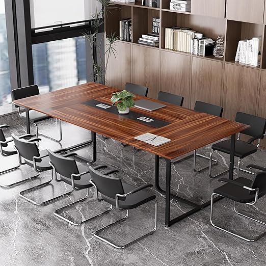 8FT Conference Table with Grommet