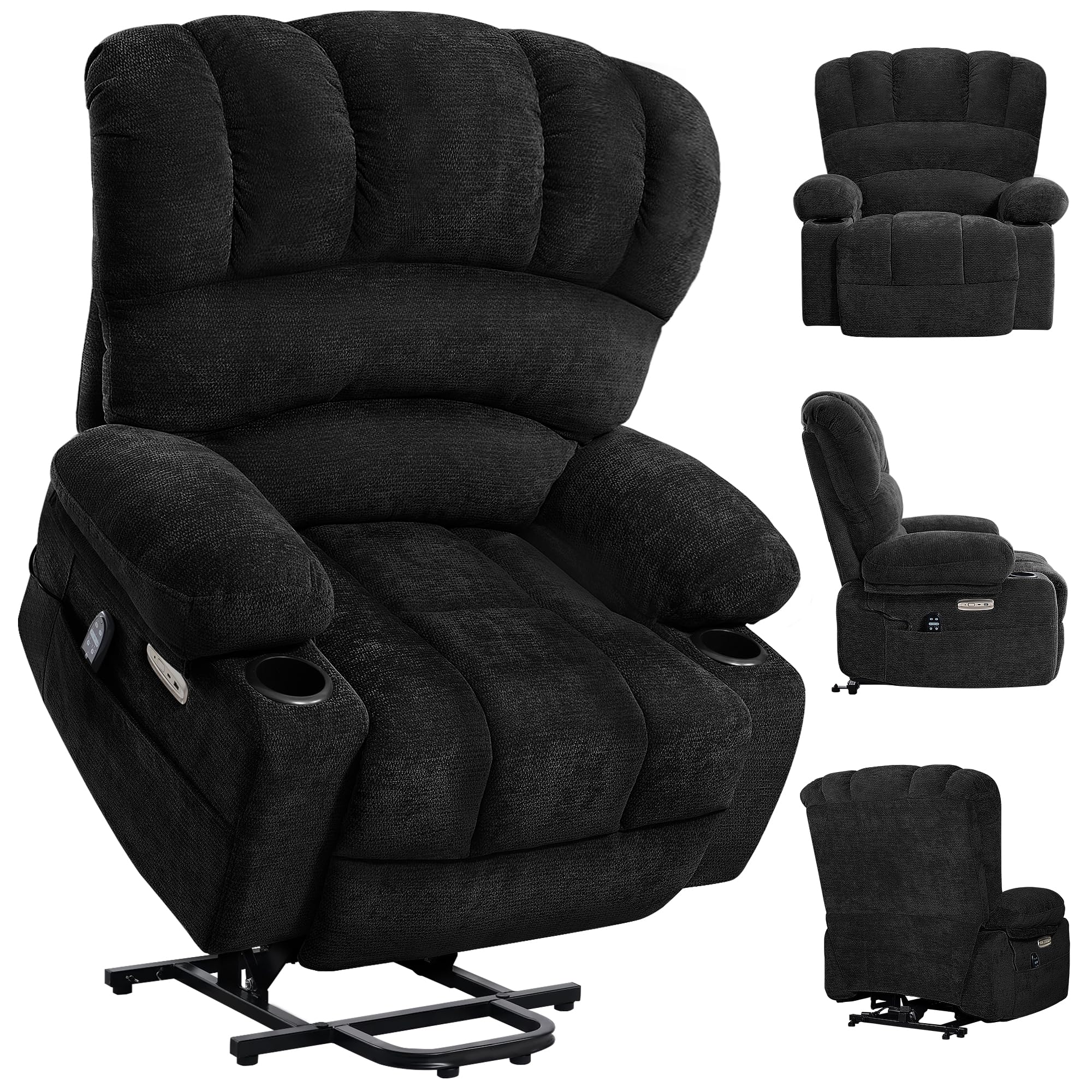Power Lift Recliner Chair with Massage and Heat