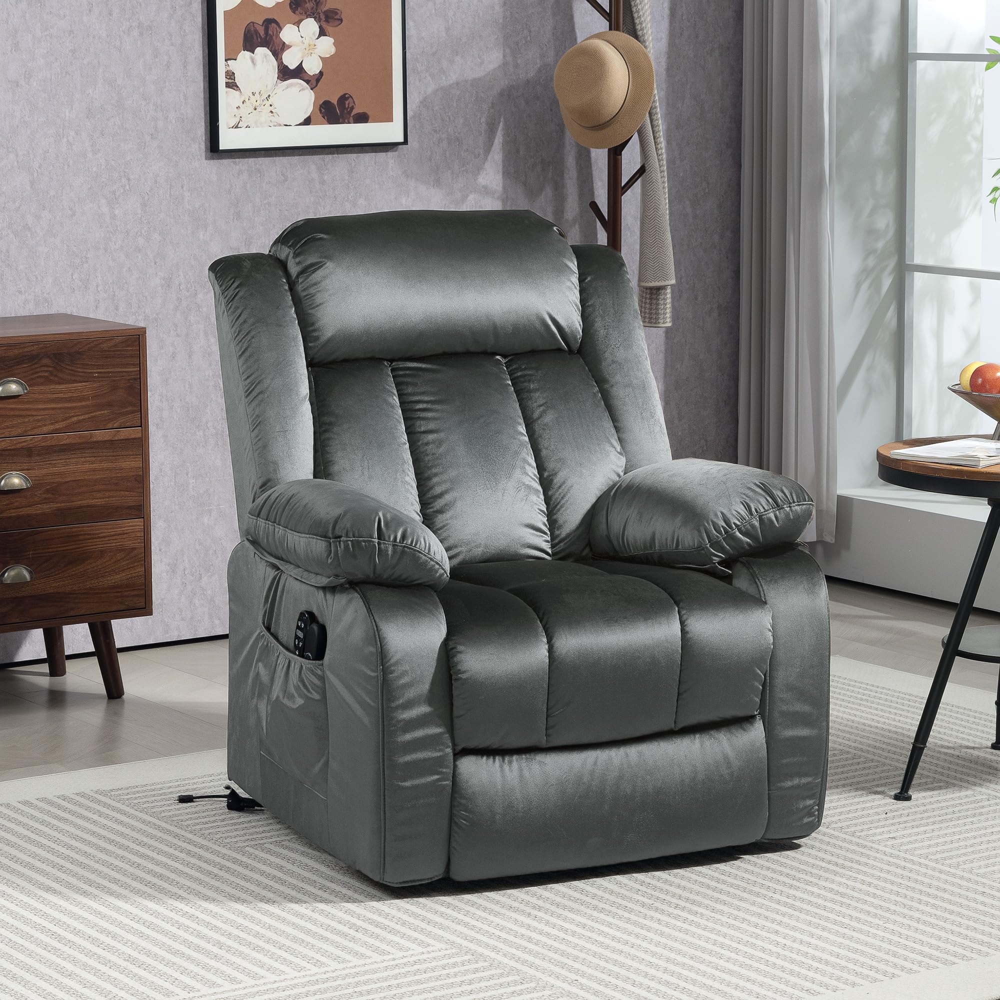 Power Lift Recliner Chair with Massage and Heat