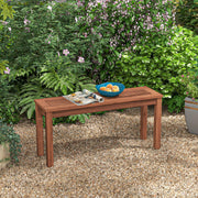 2-Seater Wooden Outdoor Bench