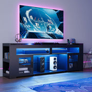 LED TV Stand with Charging Station & RGB Lighting