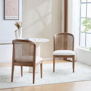 Lilia Dining Chairs Set of 2 with Cane Webbing