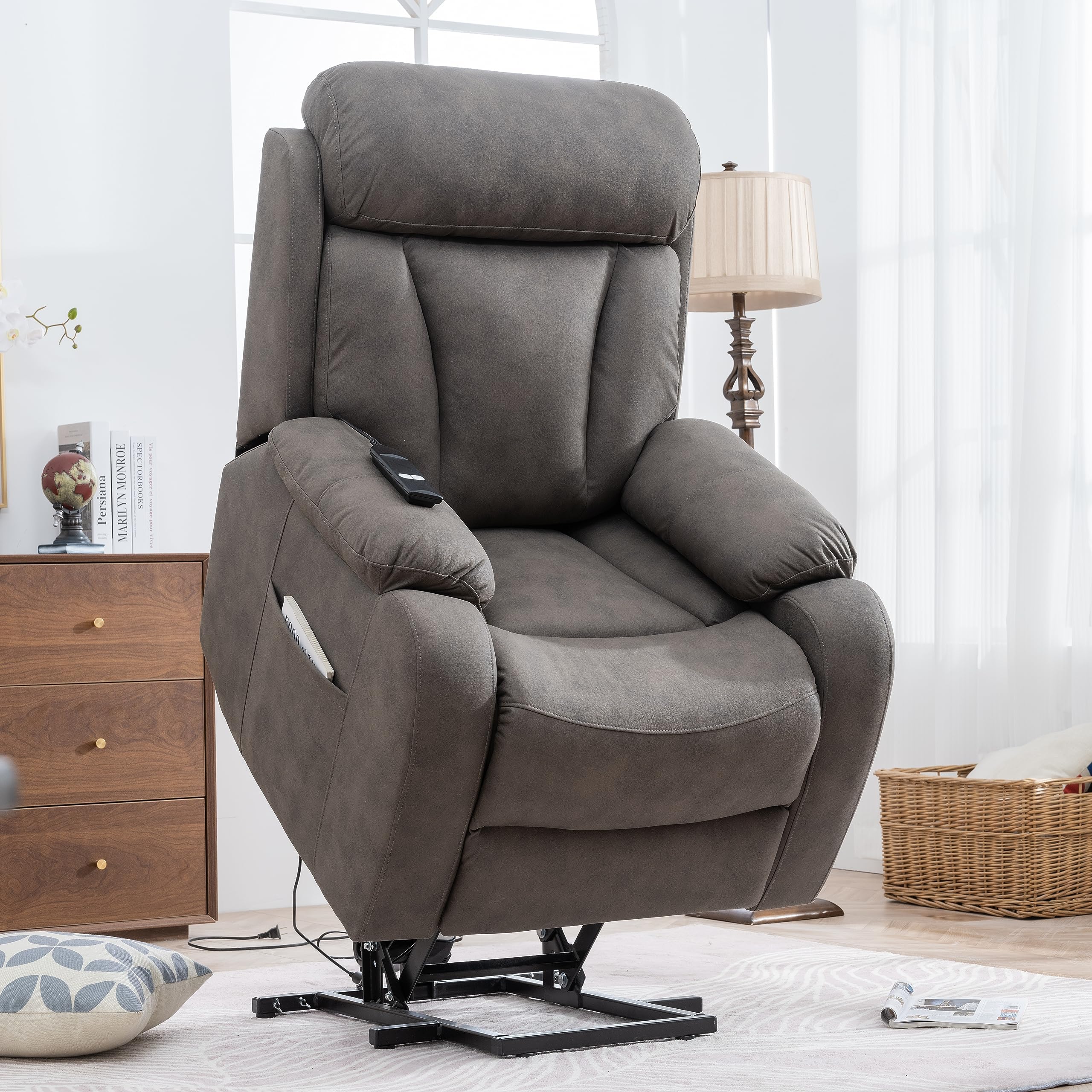Power Lift Recliner Chair with Massage and Heat