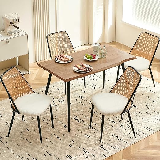 5-Piece Dining Table Set with 4 Chairs