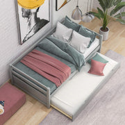 Twin Daybed with Trundle - Solid Wood Frame