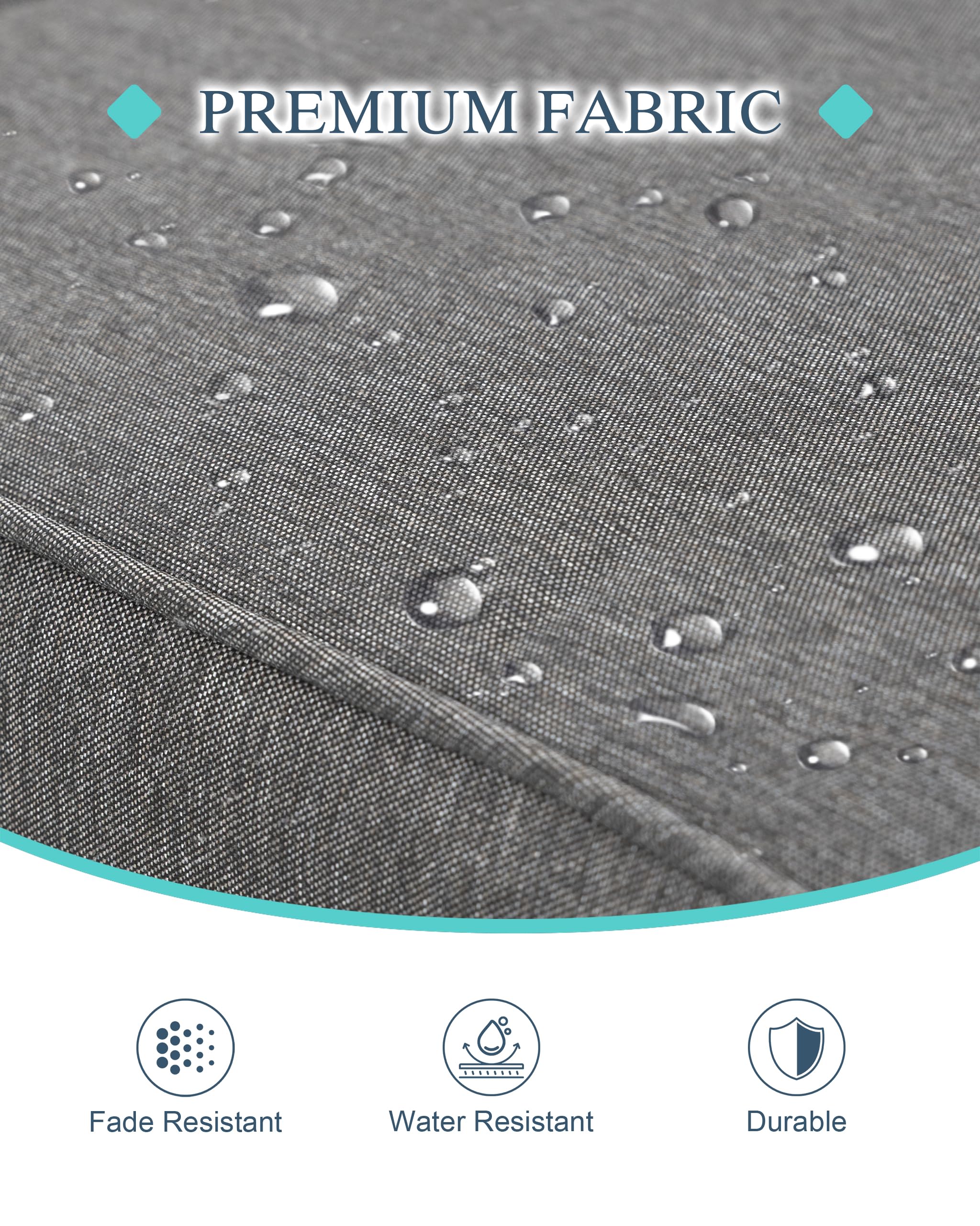 Outdoor Aluminum Patio Loveseat with Washable Cushion