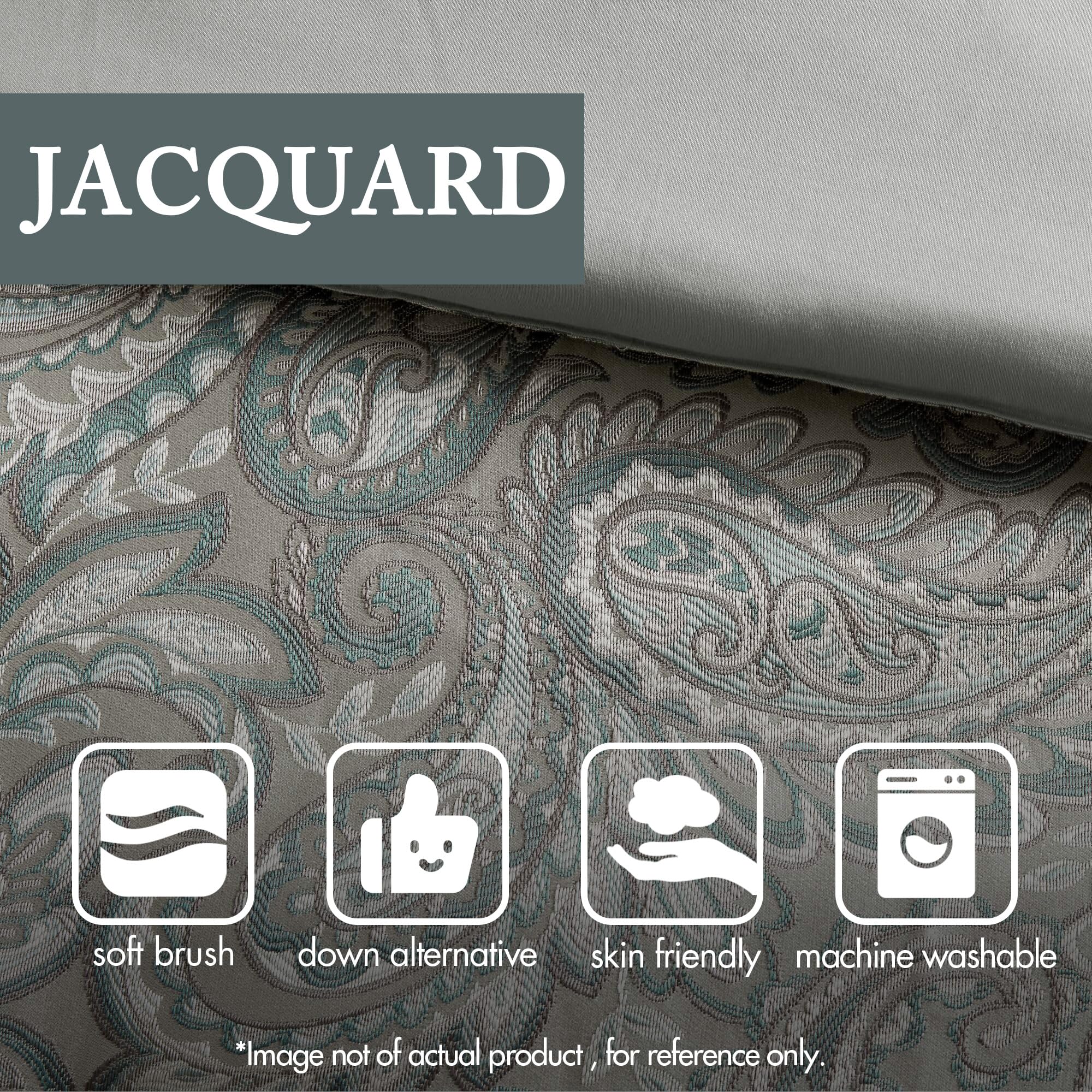 12 Piece Paisley Comforter Set King