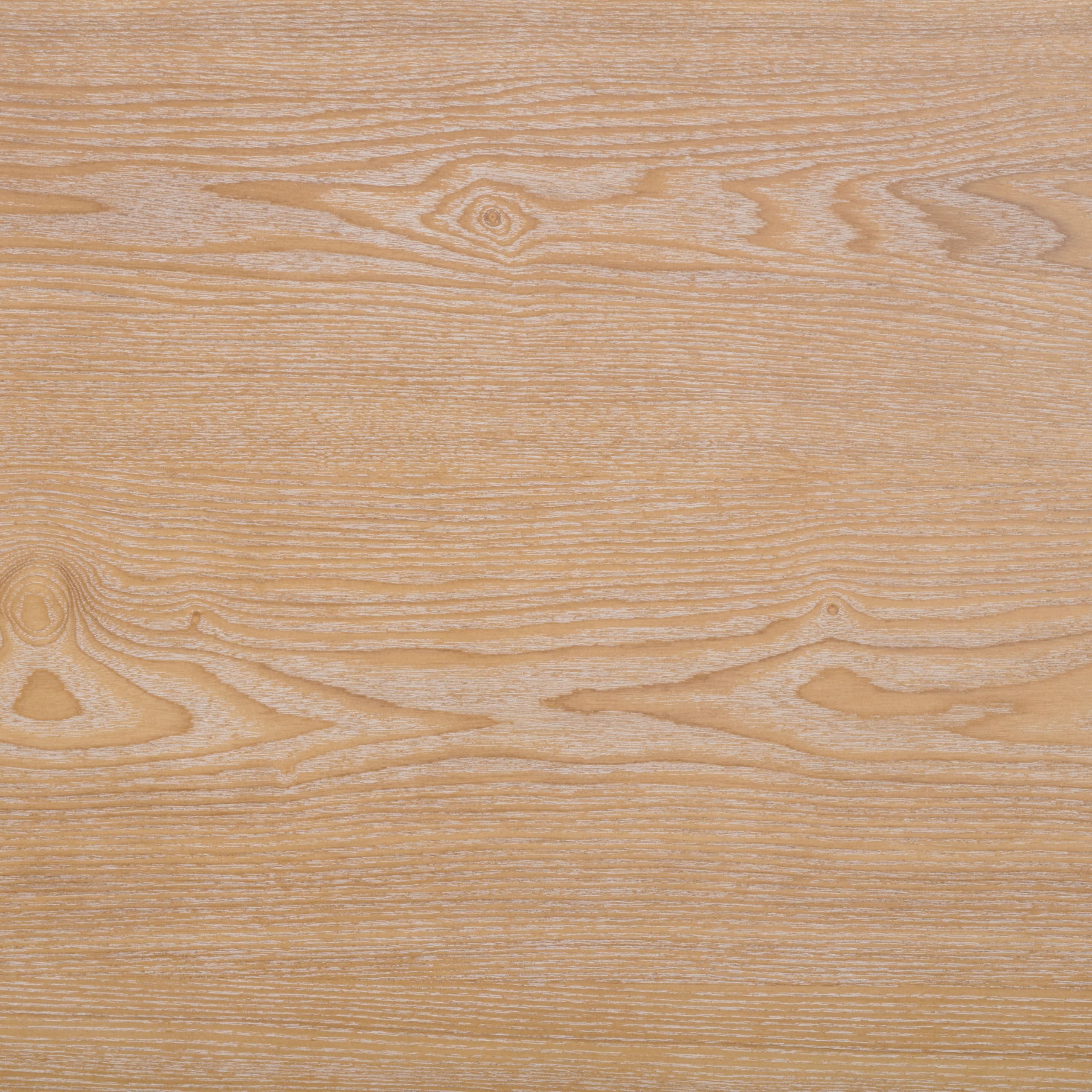 Ekoshi Mid-Century Modern Bleached White Console Table