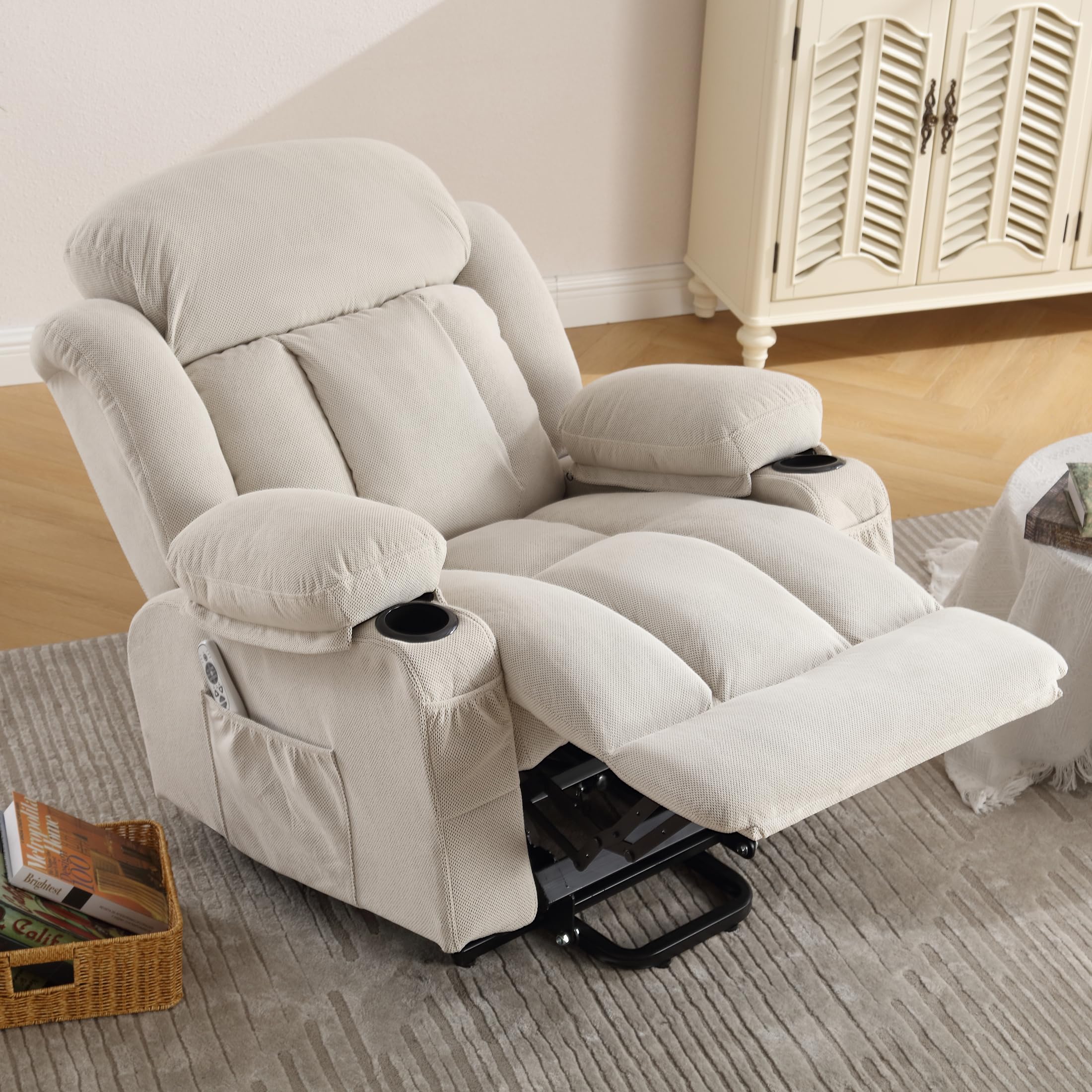 Electric Power Lift Recliner Chair with Massage and Heat