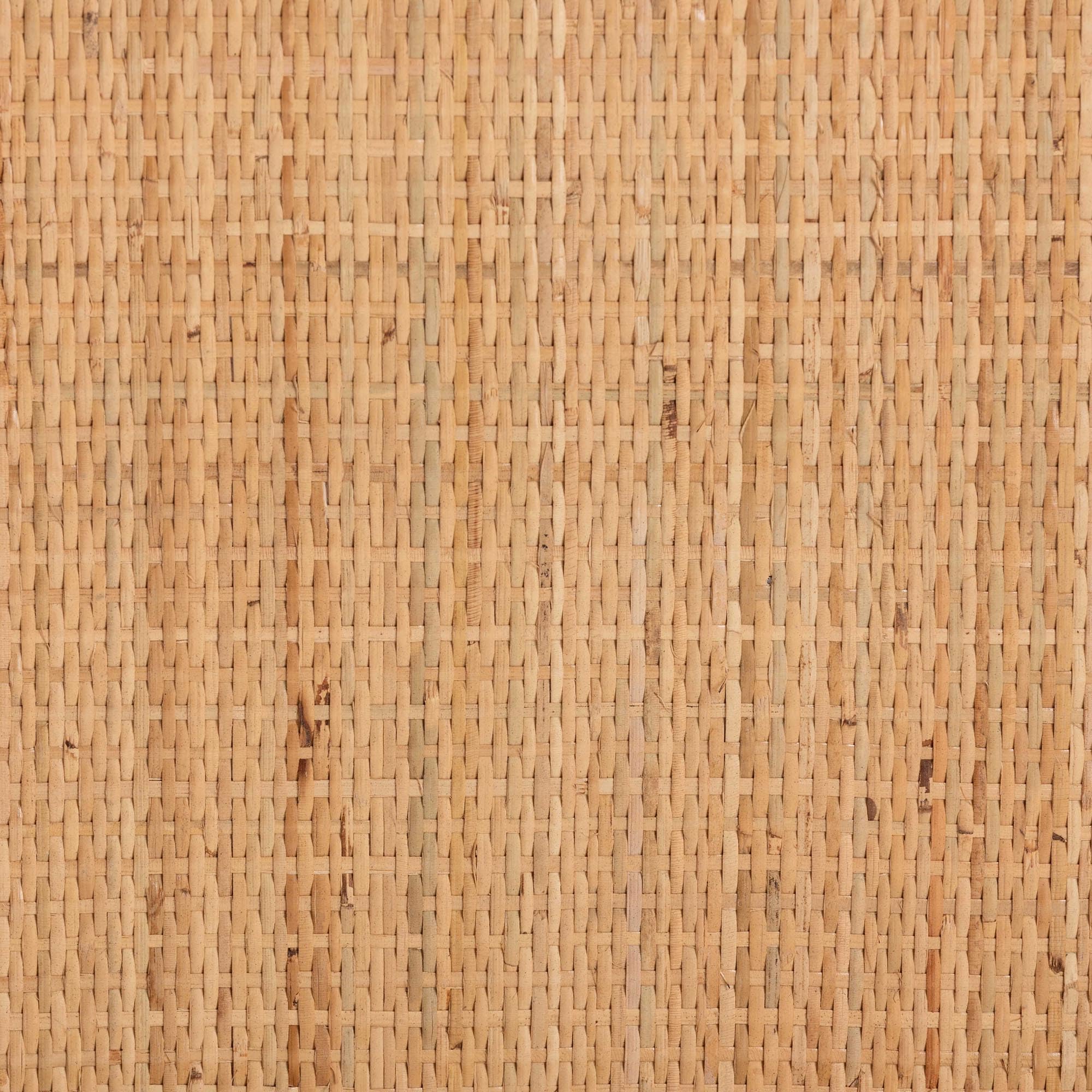 Modern Bohemian Natural Rattan 2-Tier Wine Cart